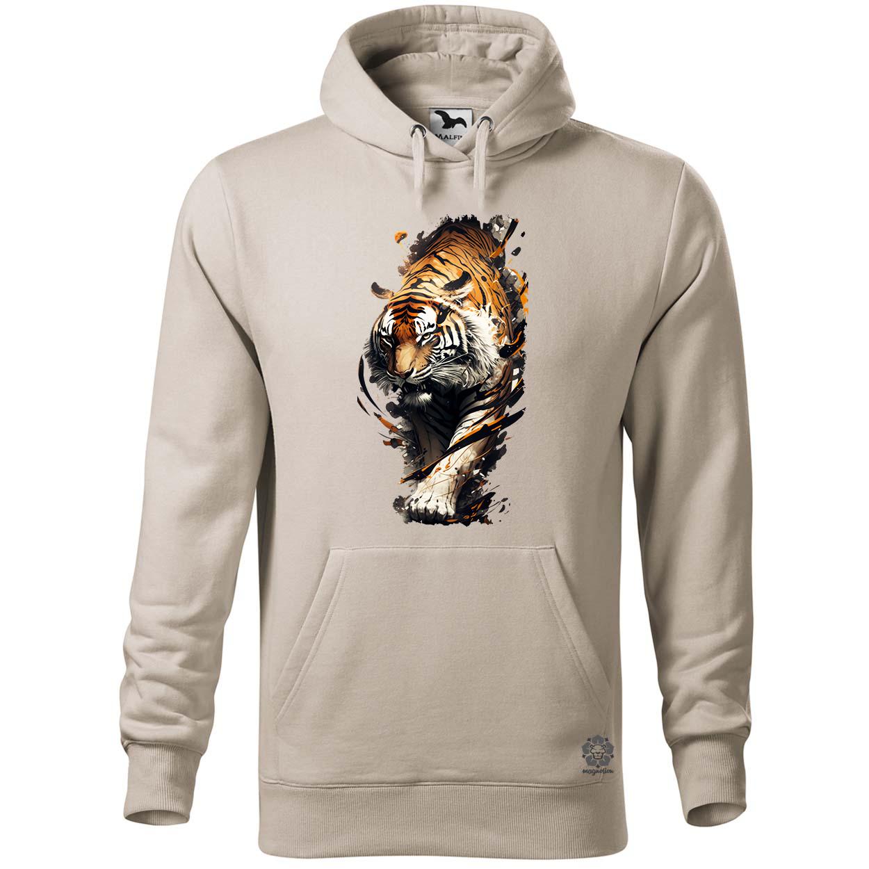 Tigris fantázia v3 egyedi  pulóver 