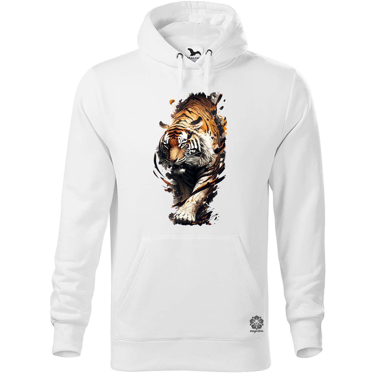 Tigris fantázia v3 egyedi  pulóver 