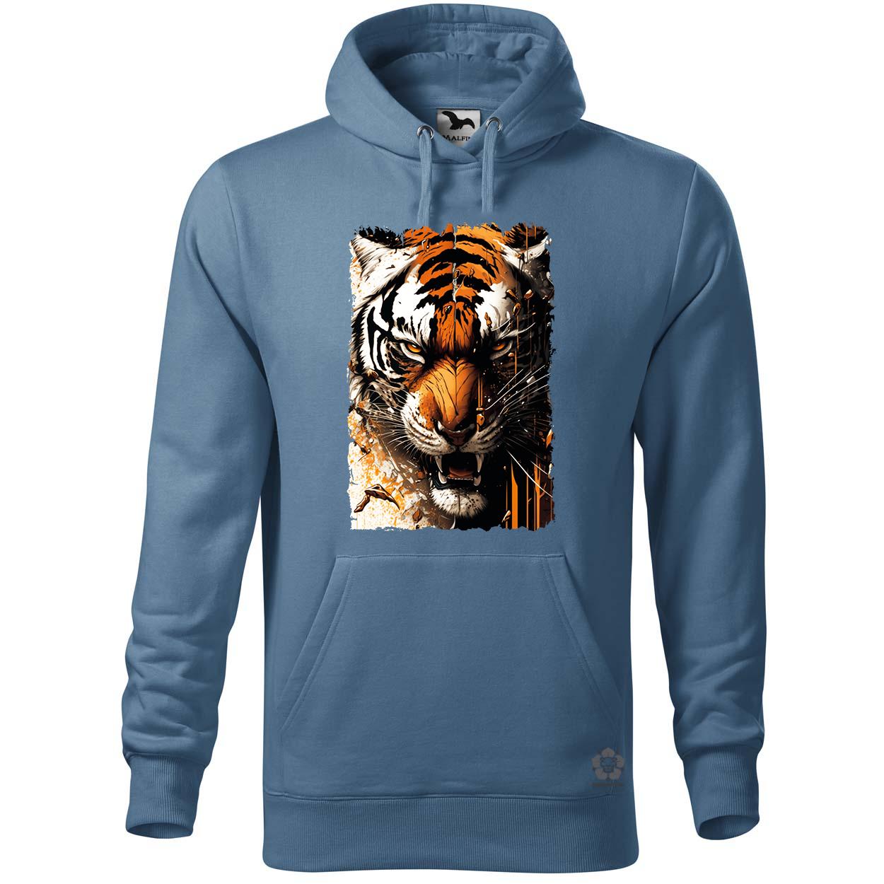 Tigris fantázia v4 egyedi  pulóver 