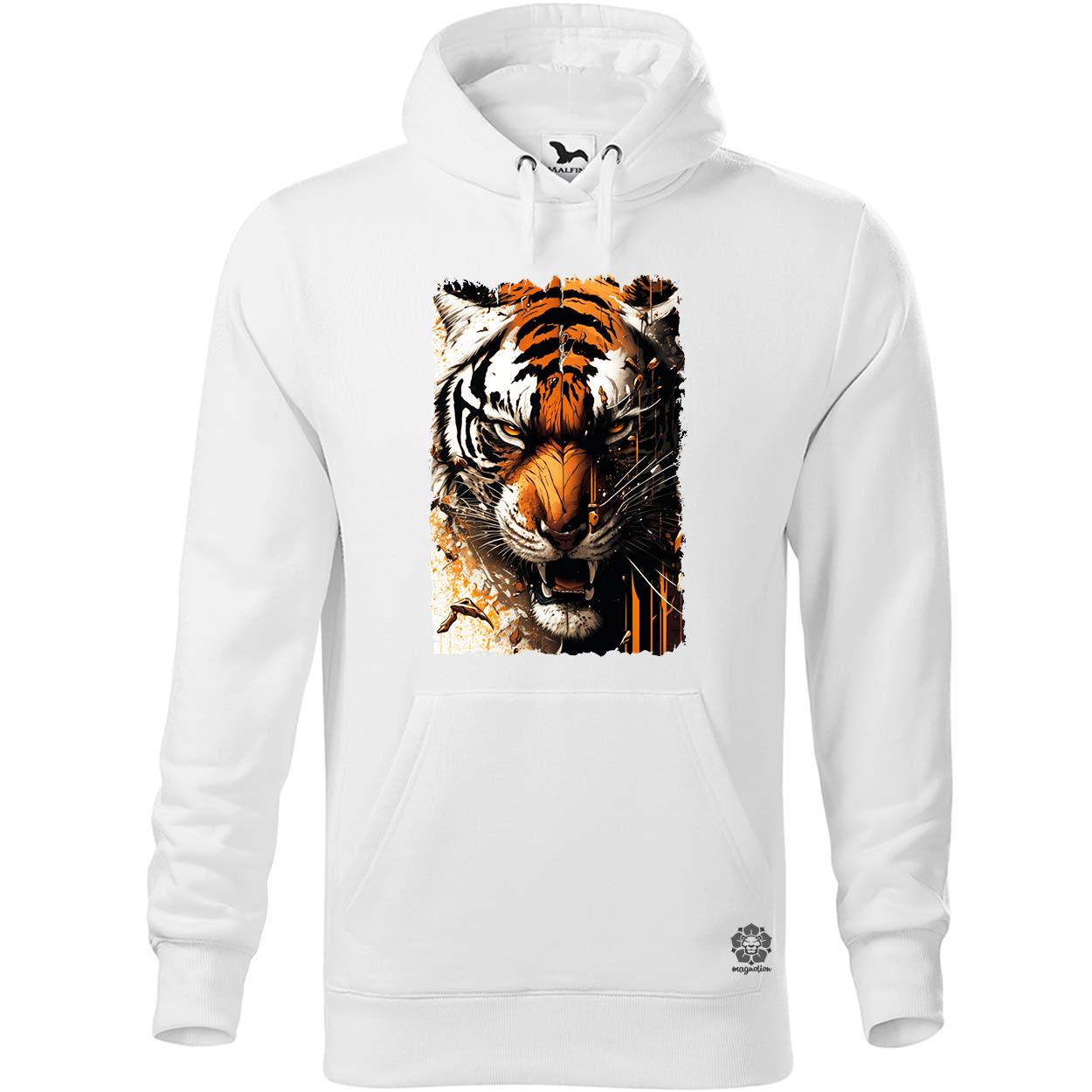 Tigris fantázia v4 egyedi  pulóver 