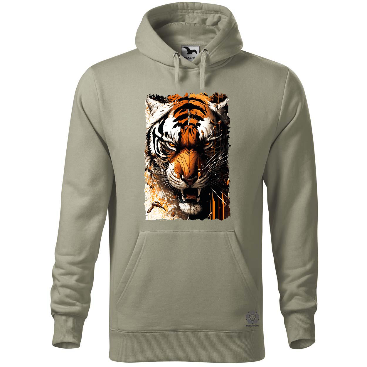 Tigris fantázia v4 egyedi  pulóver 