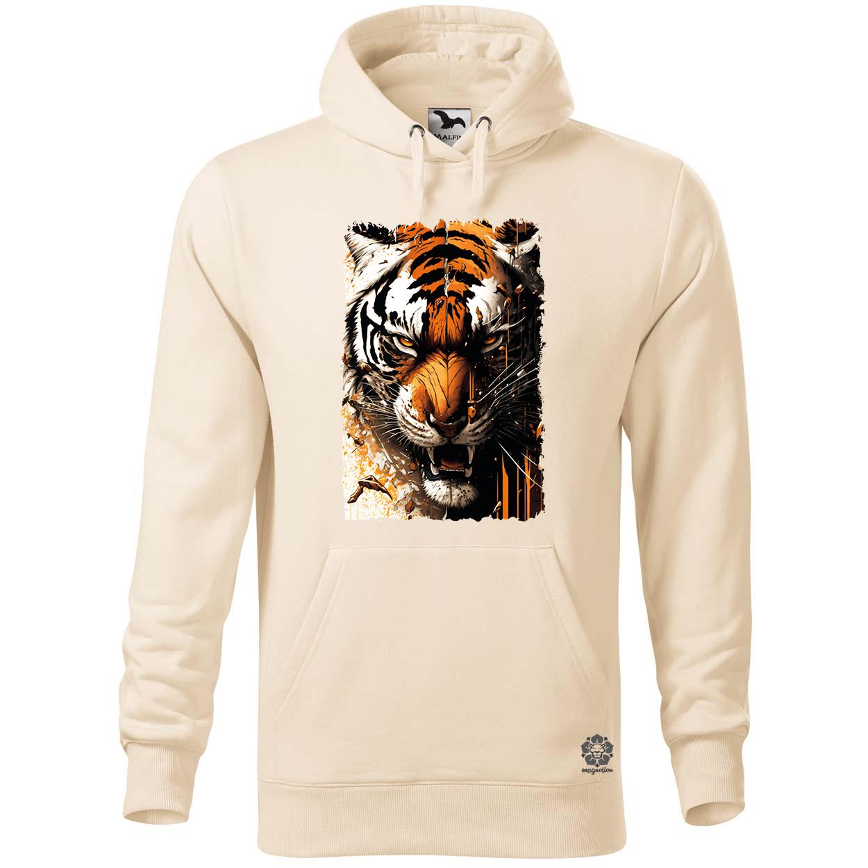 Tigris fantázia v4 egyedi  pulóver 