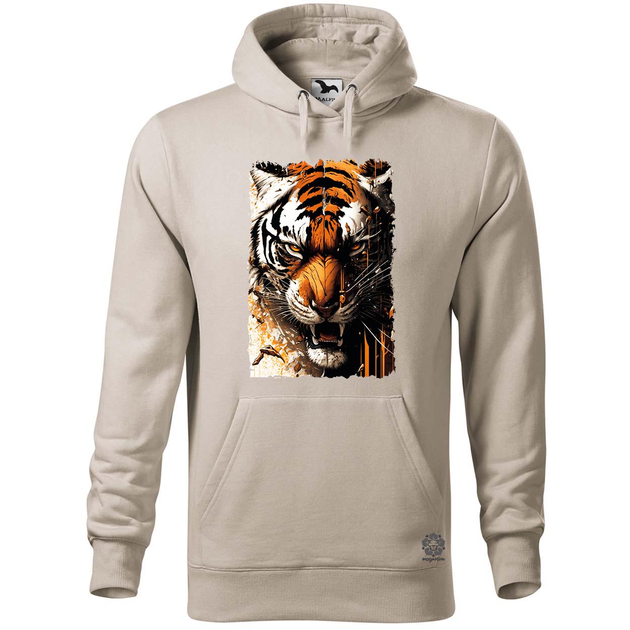 Tigris fantázia v4 egyedi  pulóver 