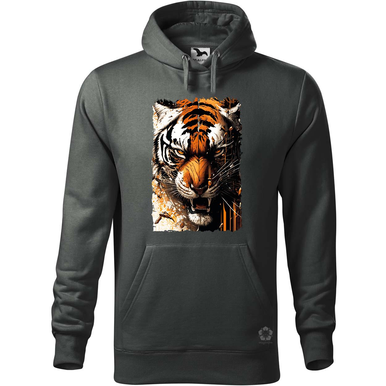 Tigris fantázia v4 egyedi  pulóver 