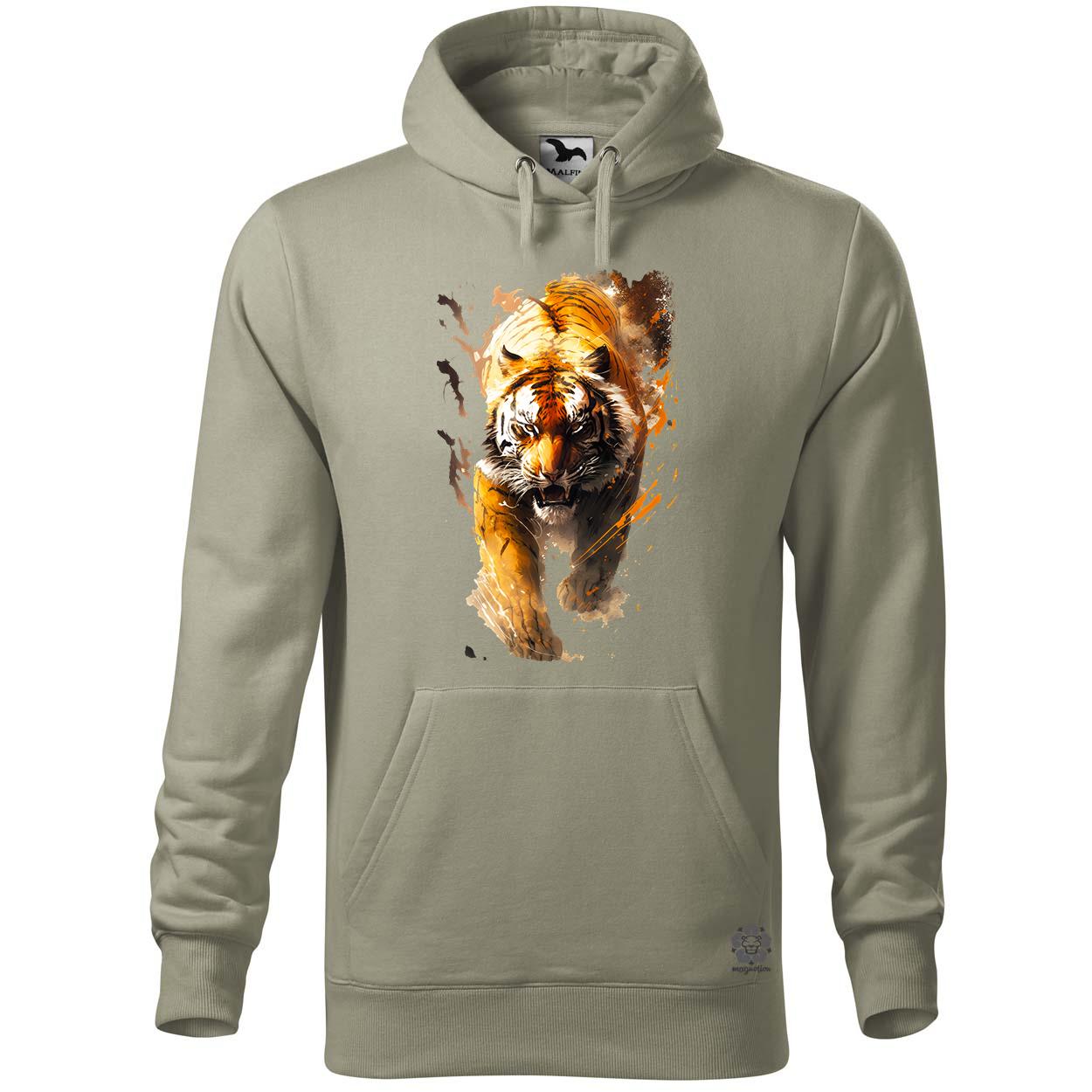 Tigris fantázia v5 egyedi  pulóver 