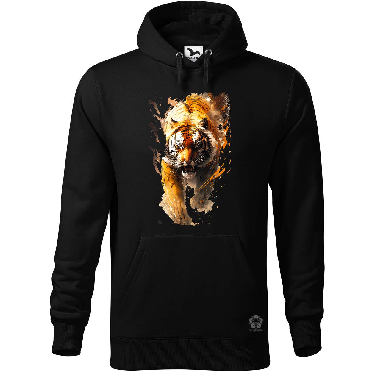 Tigris fantázia v5 egyedi  pulóver 