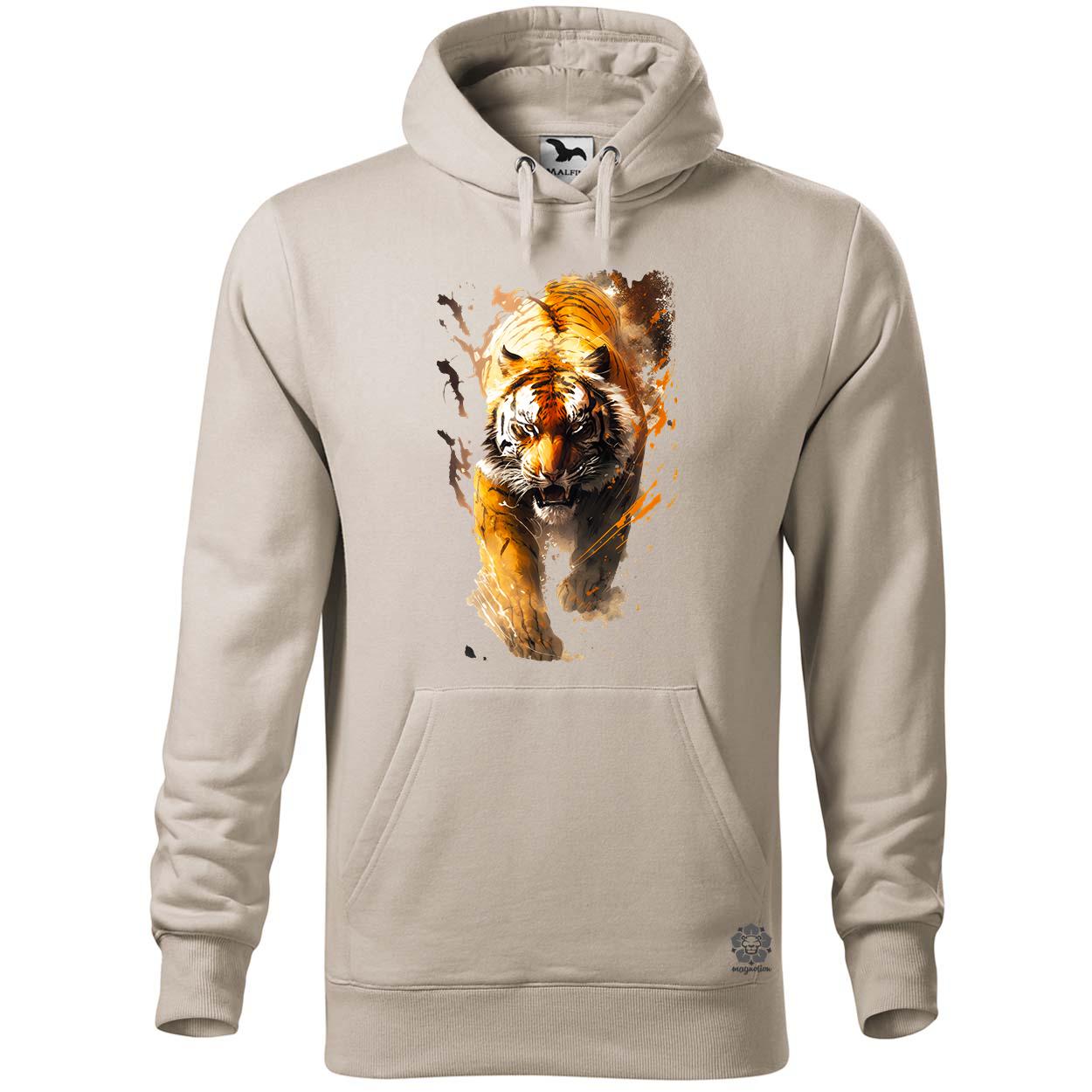Tigris fantázia v5 egyedi  pulóver 