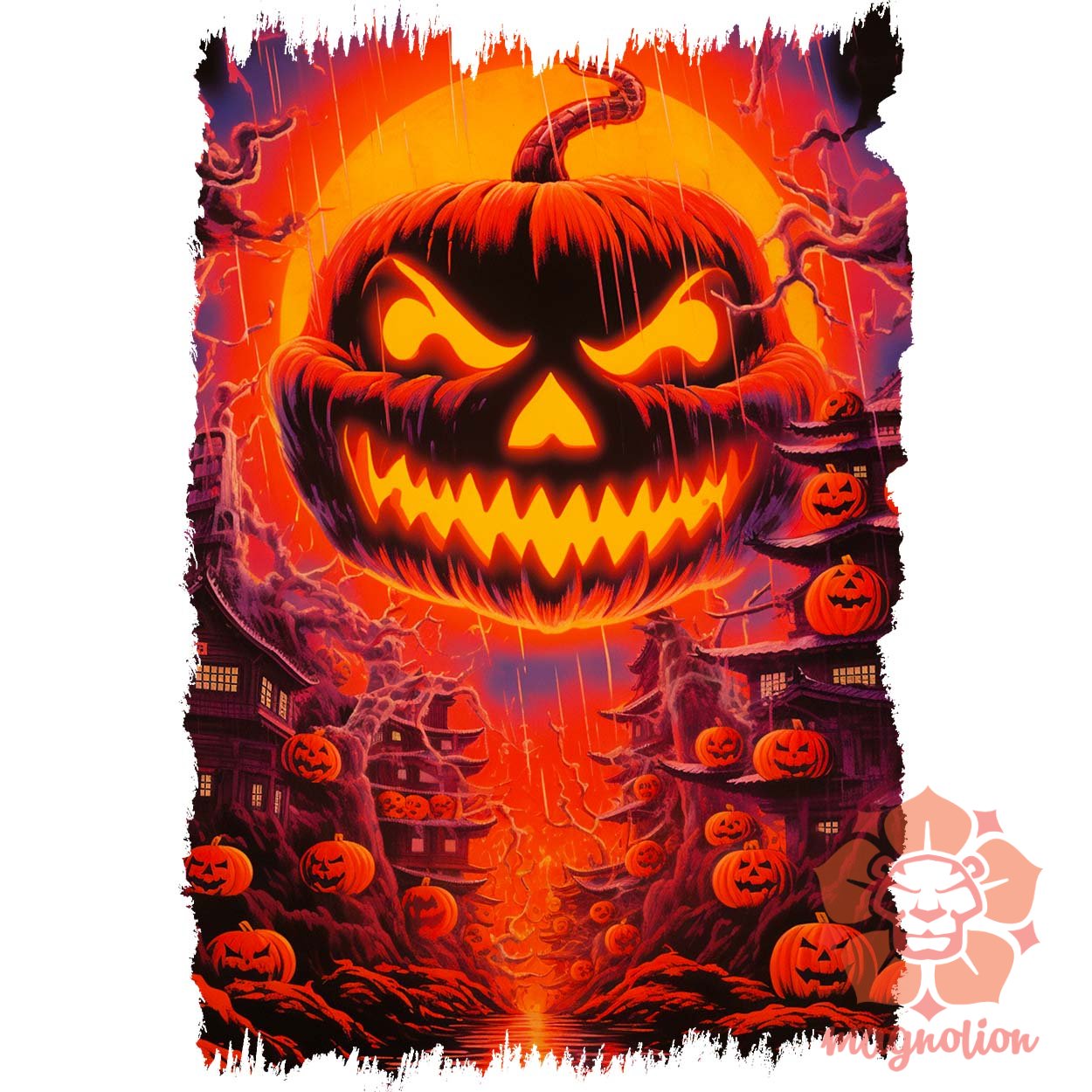 Halloween poszter v1 egyedi  pulóver 