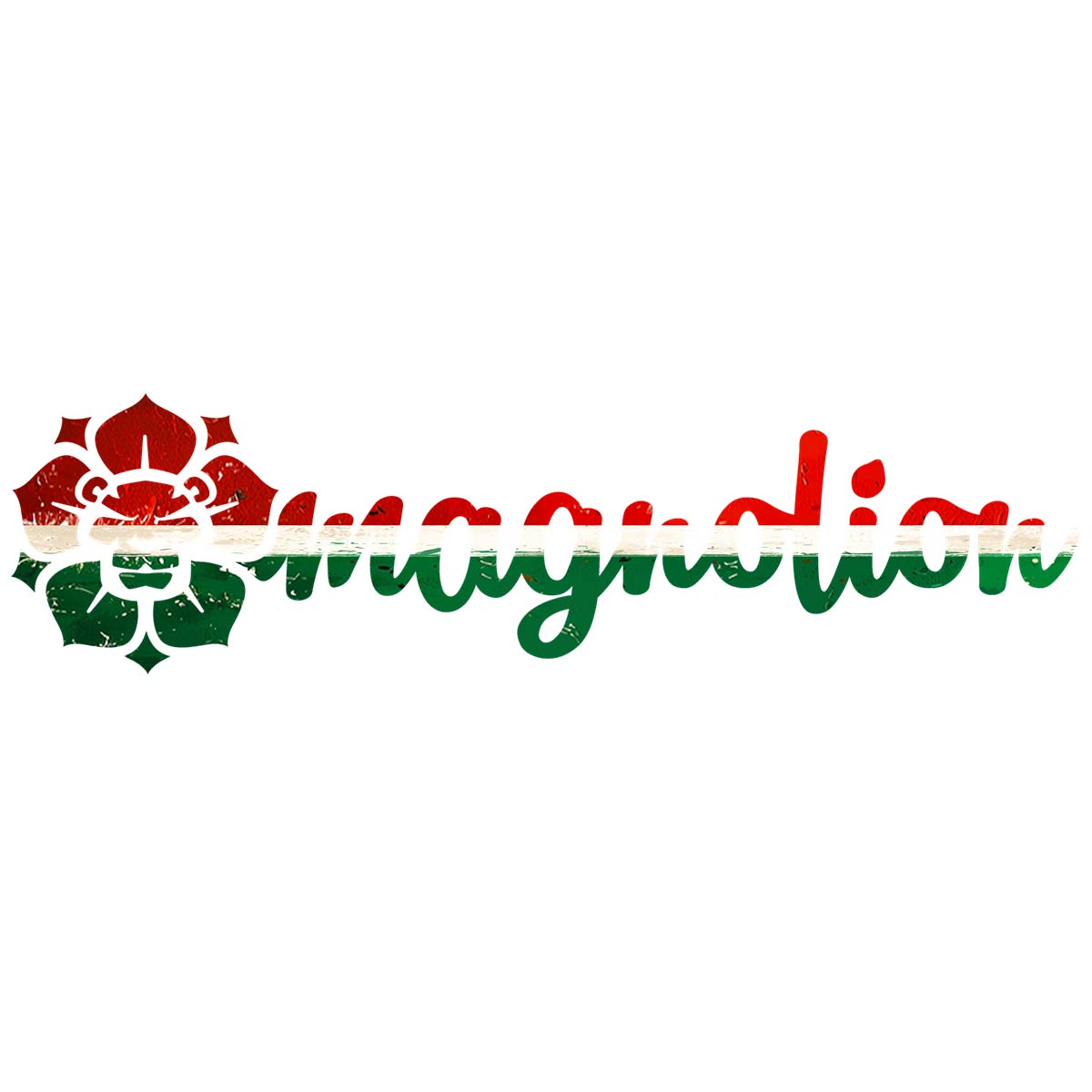 Magnolion trikolór egyedi  pulóver 