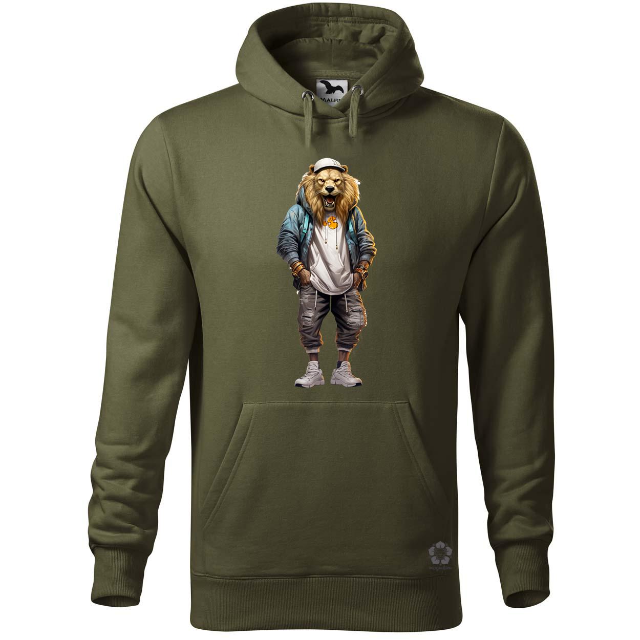 Hiphop oroszlán v1 egyedi  pulóver 