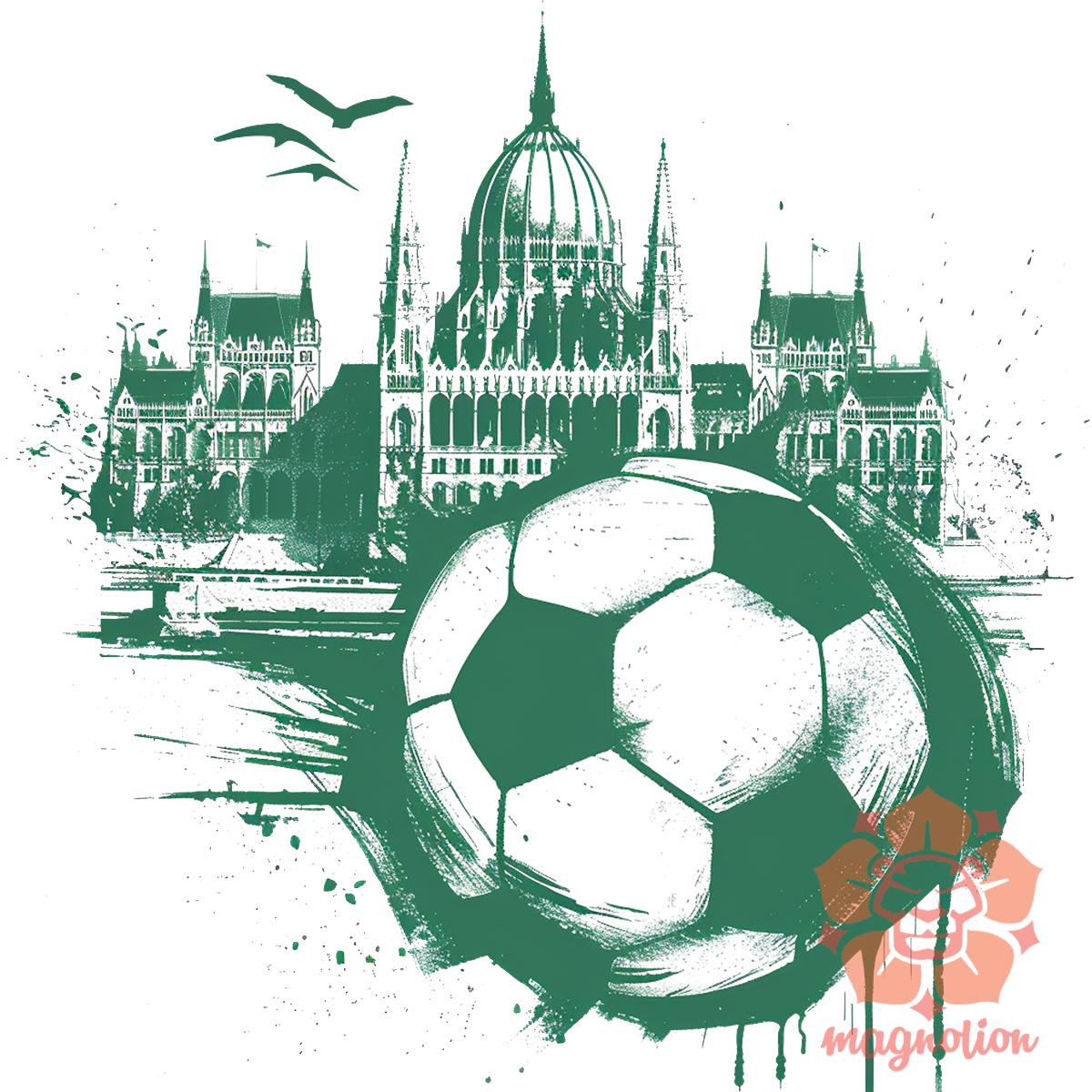 Budapest foci absztrakt v3 egyedi  pulóver 
