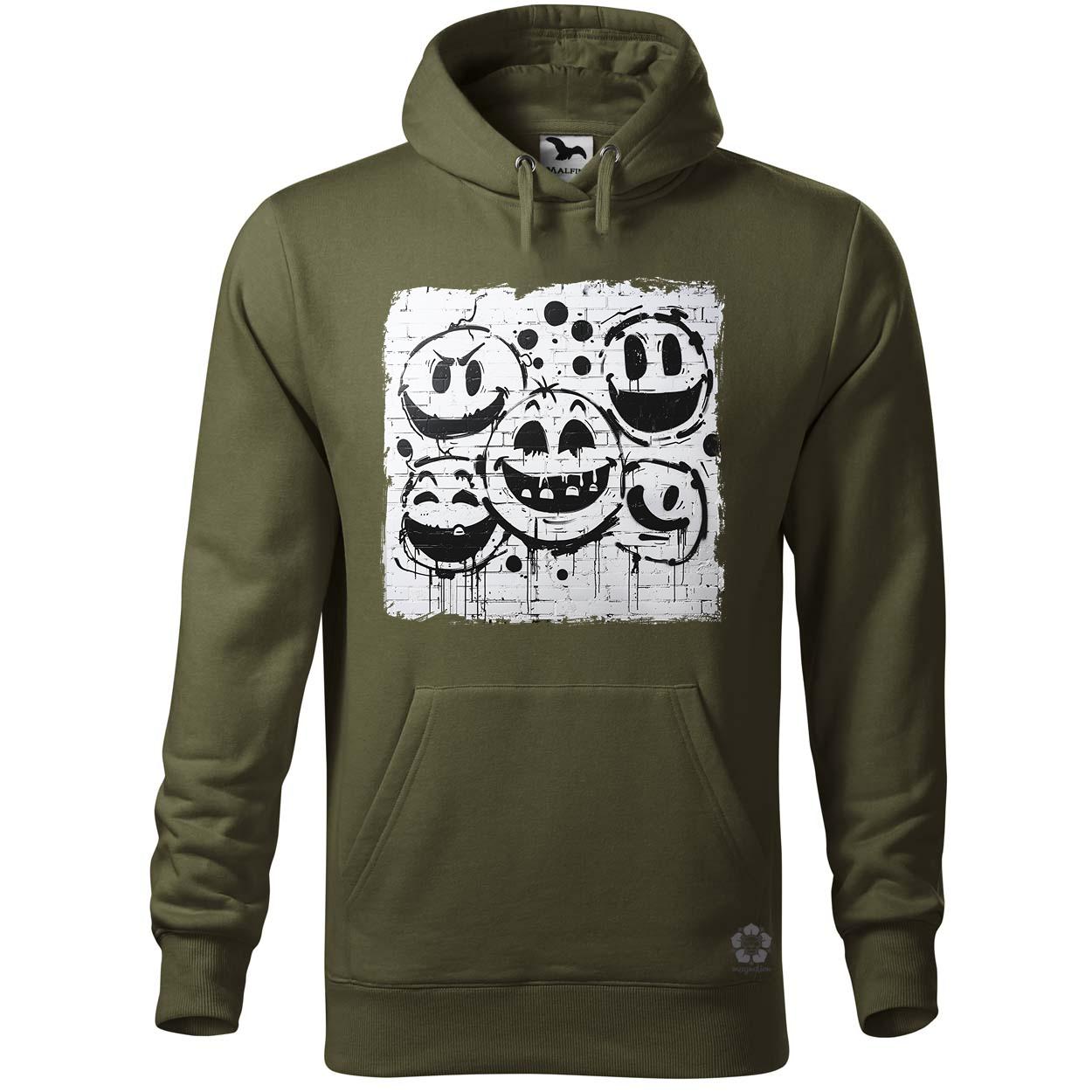 Smile graffiti v12 egyedi  pulóver 
