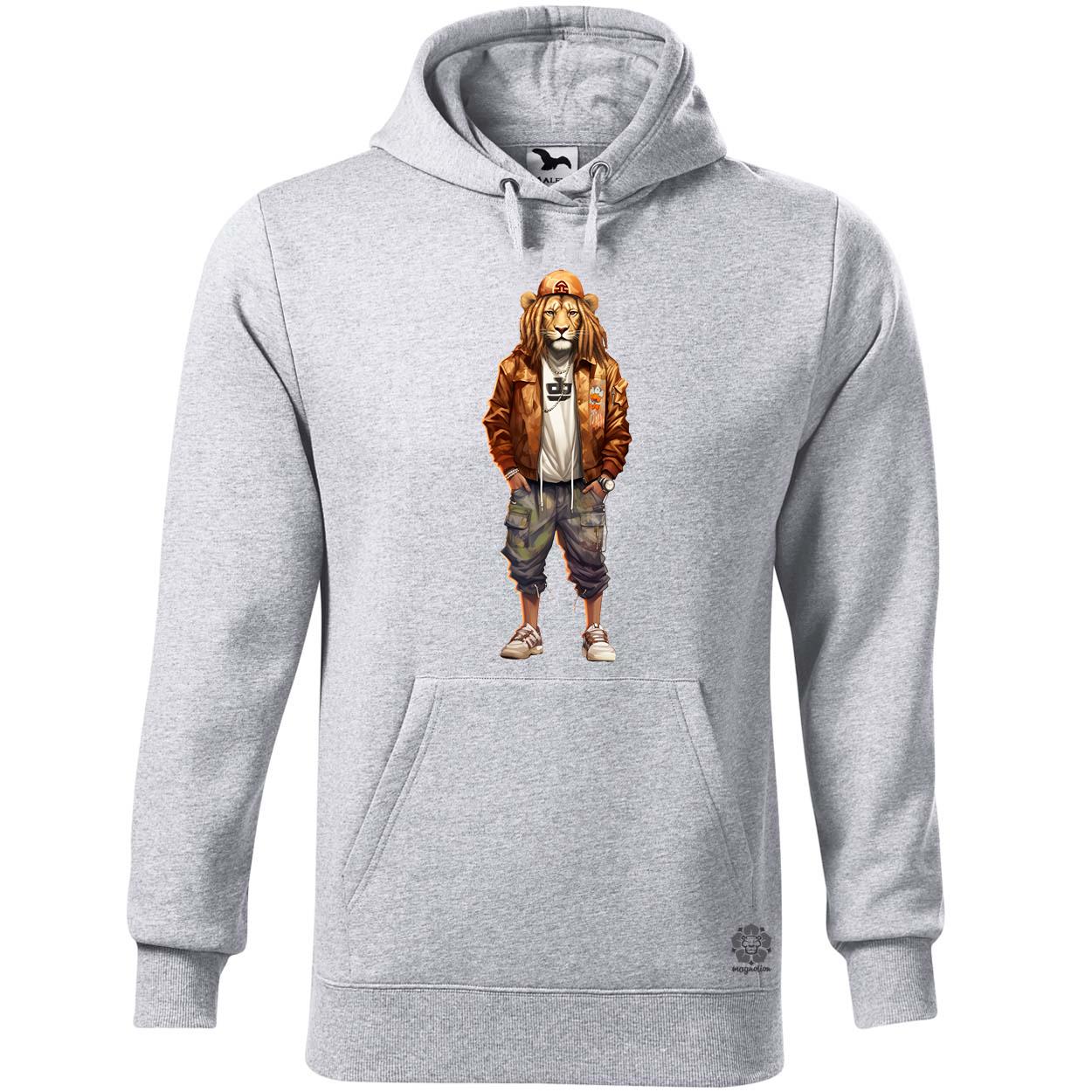 Hiphop oroszlán v7 egyedi  pulóver 