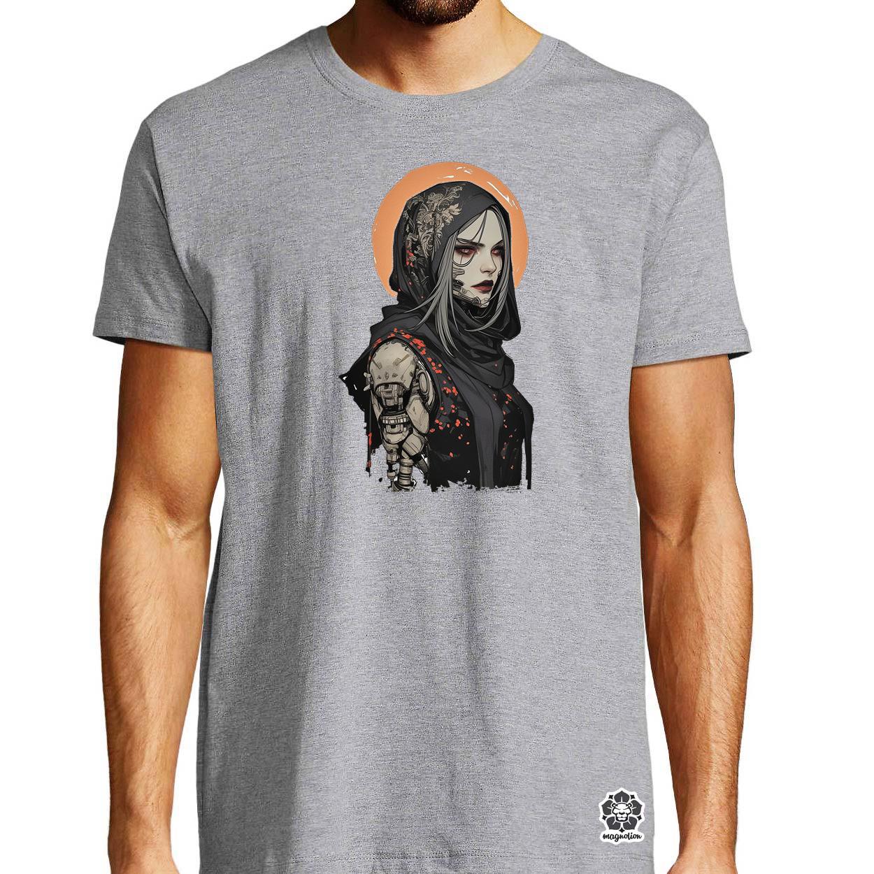 Dark cyberpunk portré v15 egyedi póló 