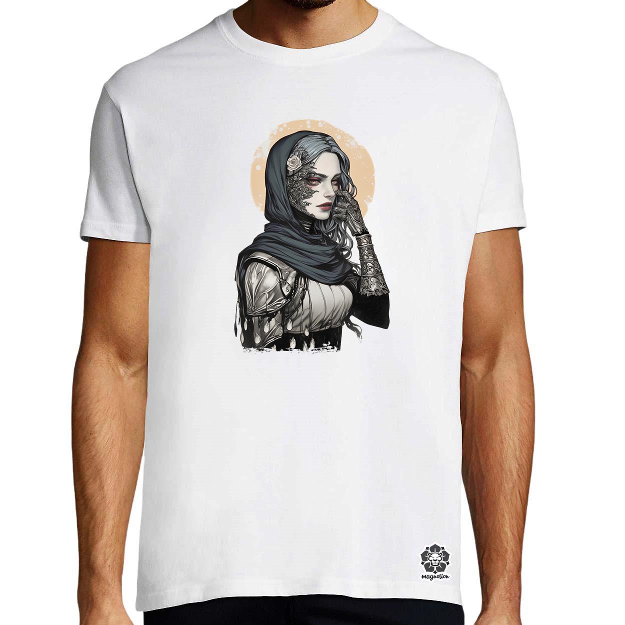 Dark cyberpunk portré v3 egyedi póló 