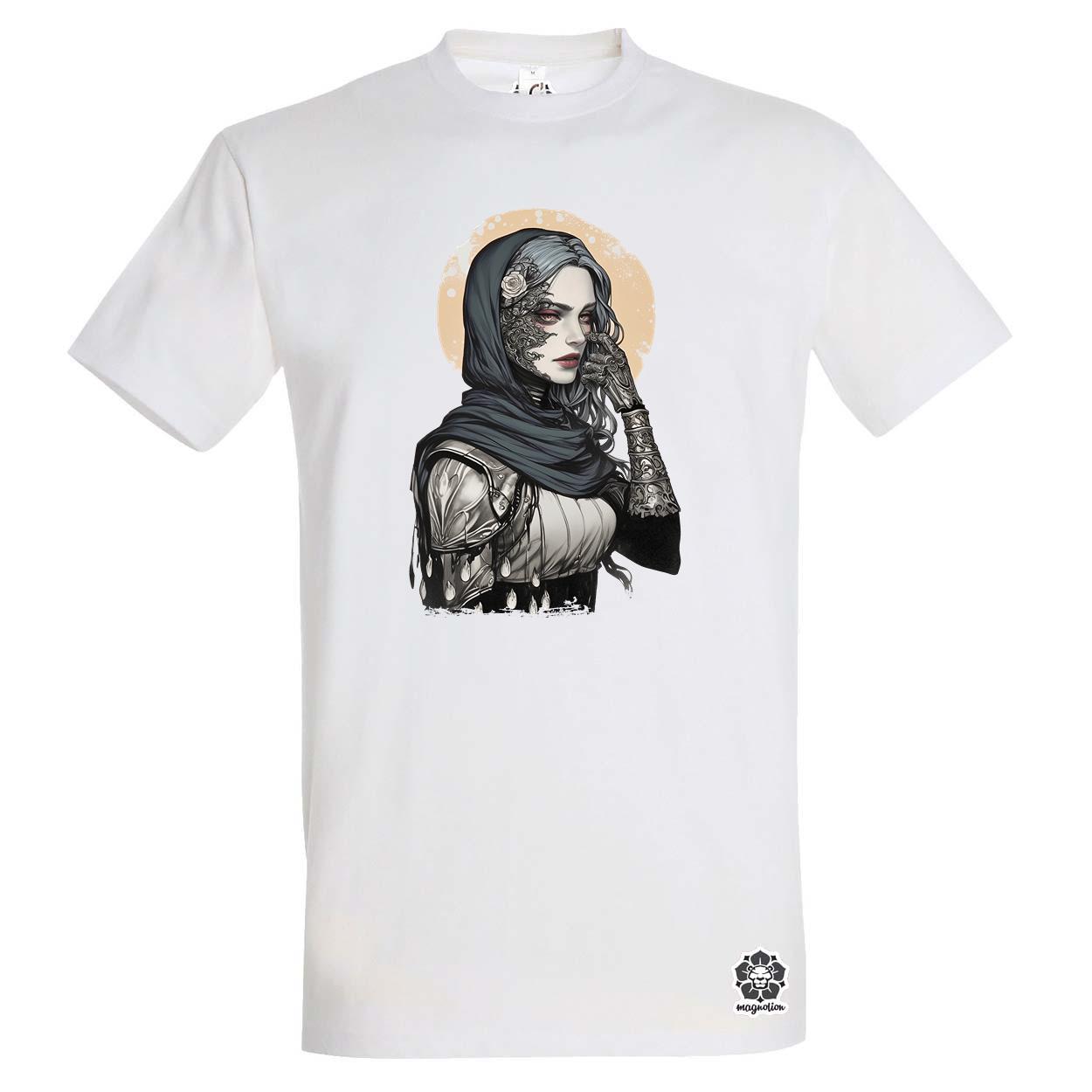 Dark cyberpunk portré v3 egyedi póló 