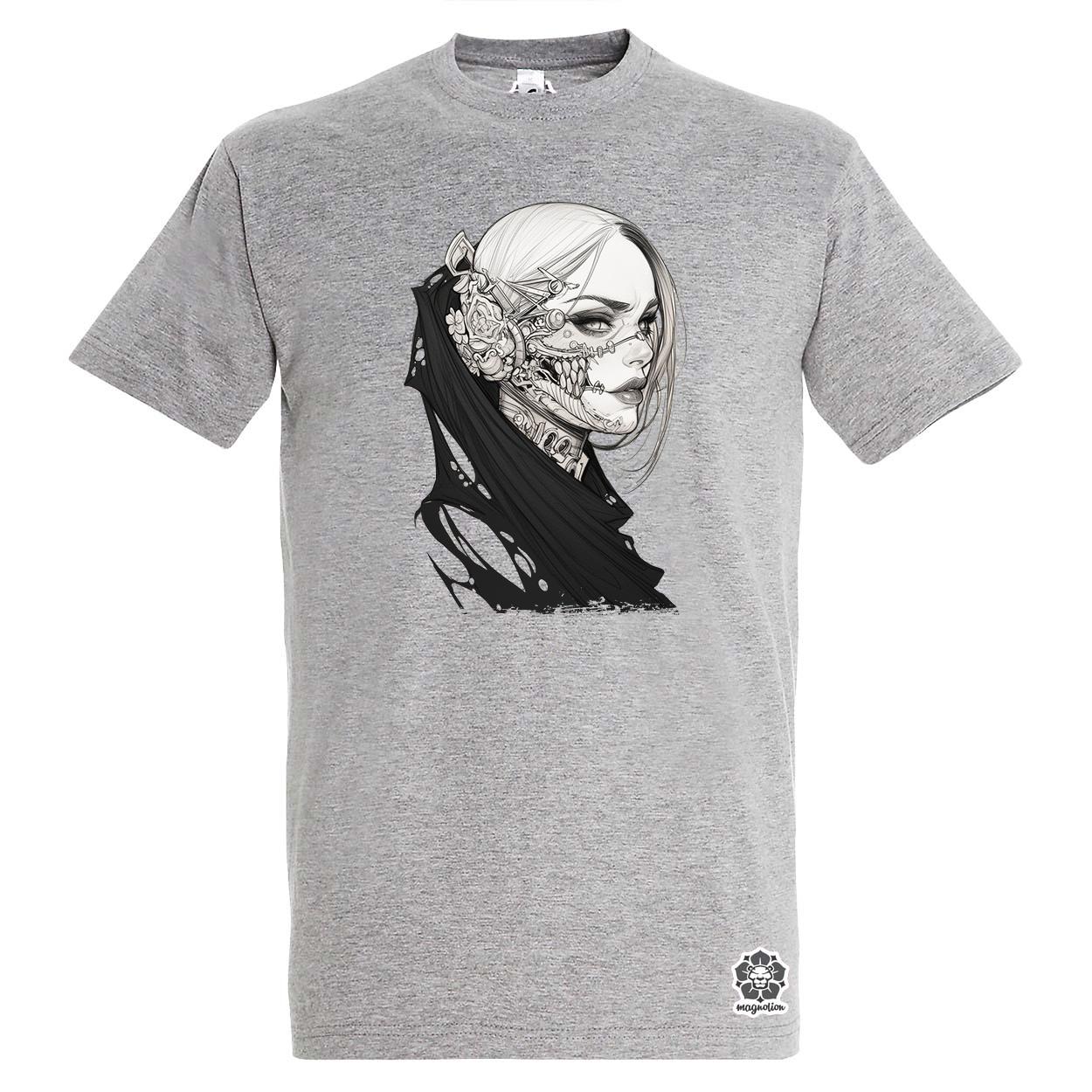 Dark cyberpunk portré v4 egyedi póló 