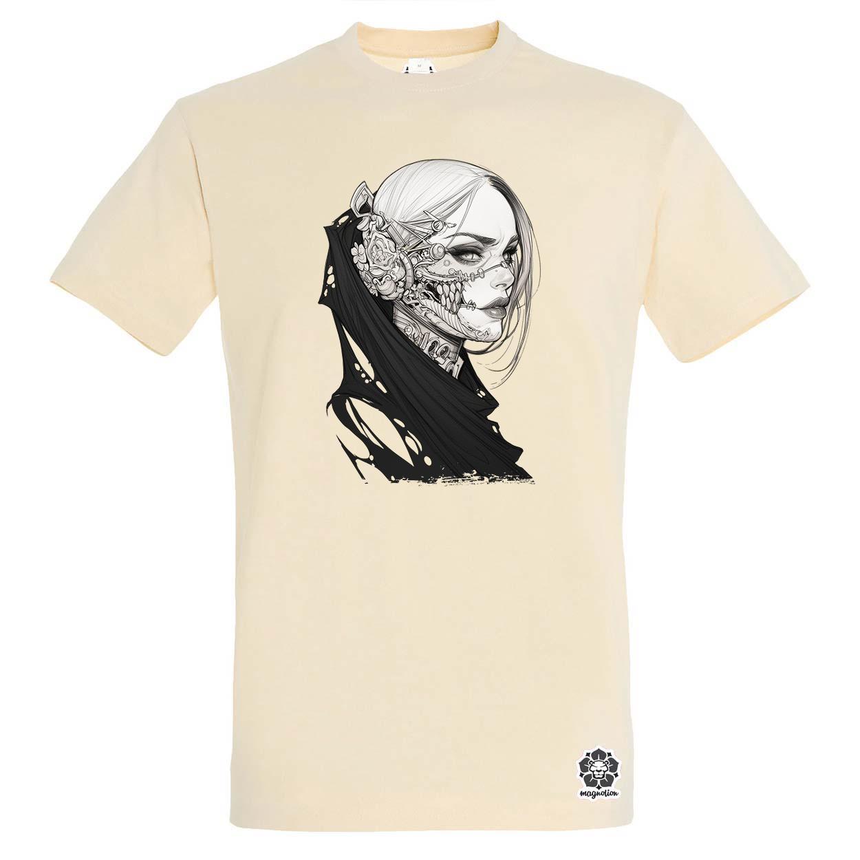 Dark cyberpunk portré v4 egyedi póló 