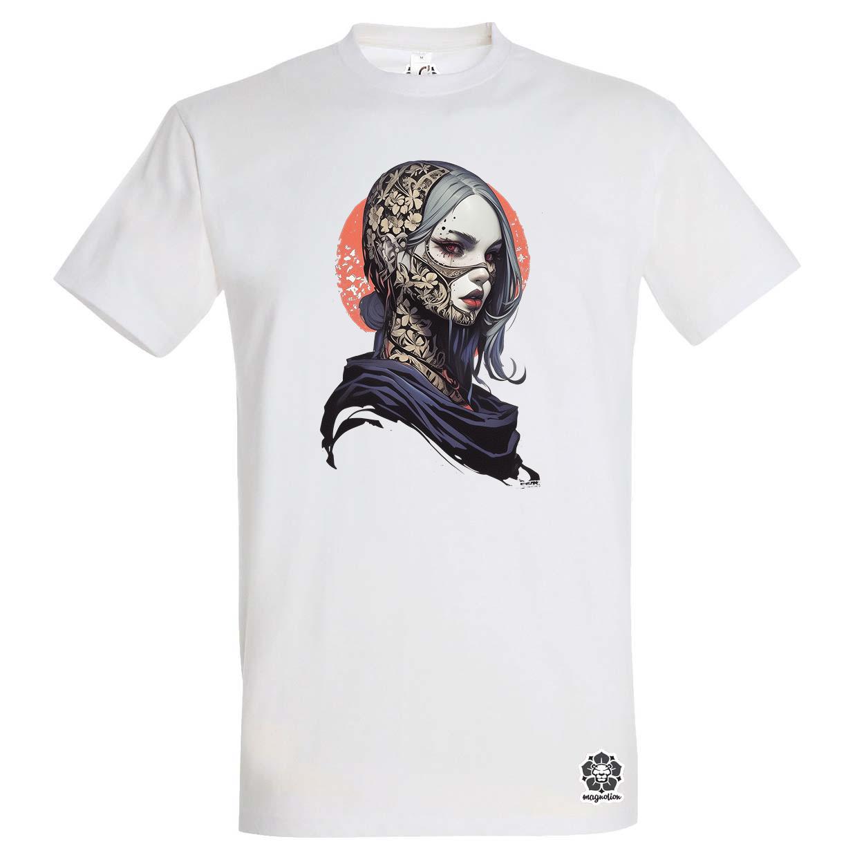Dark cyberpunk portré v5 egyedi póló 