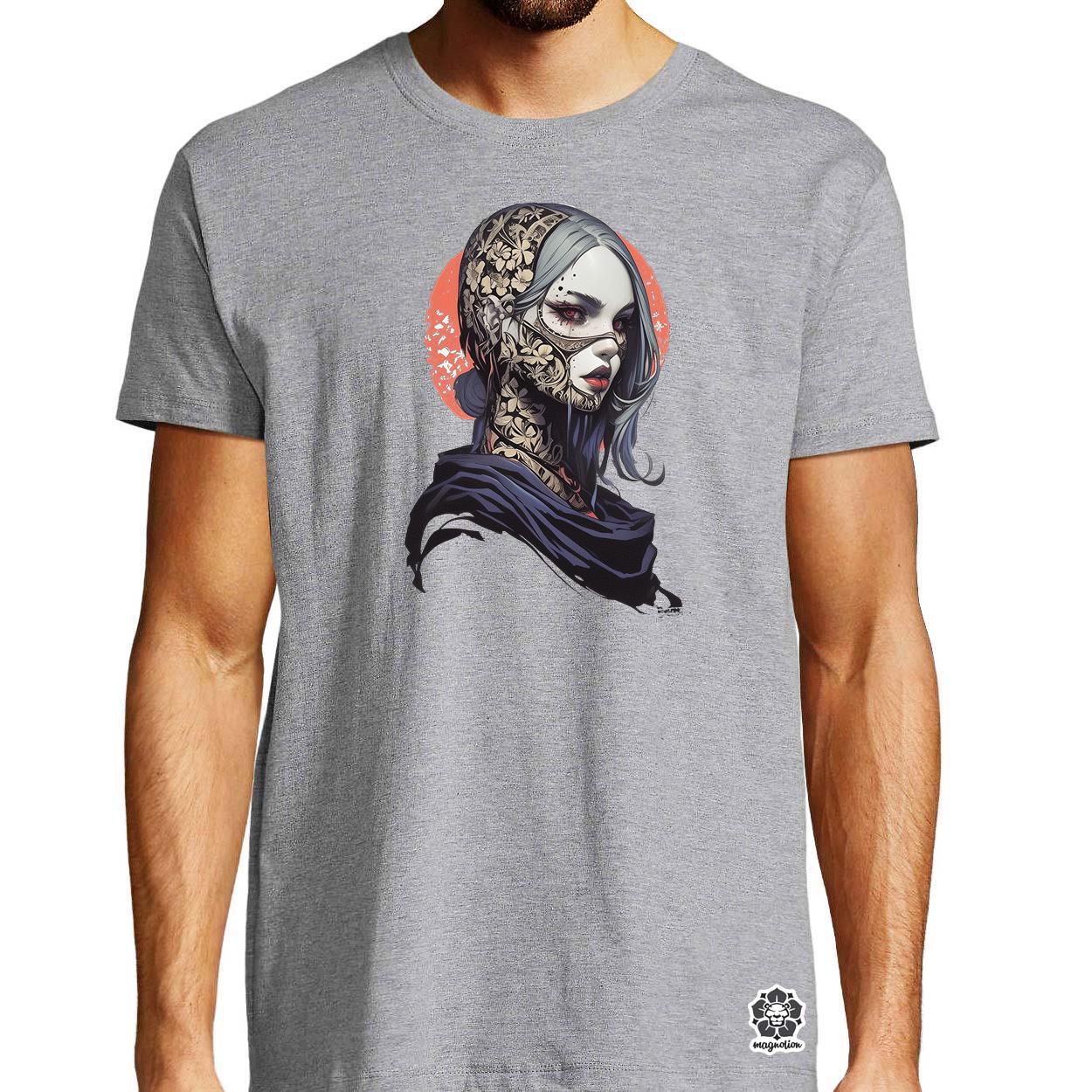 Dark cyberpunk portré v5 egyedi póló 
