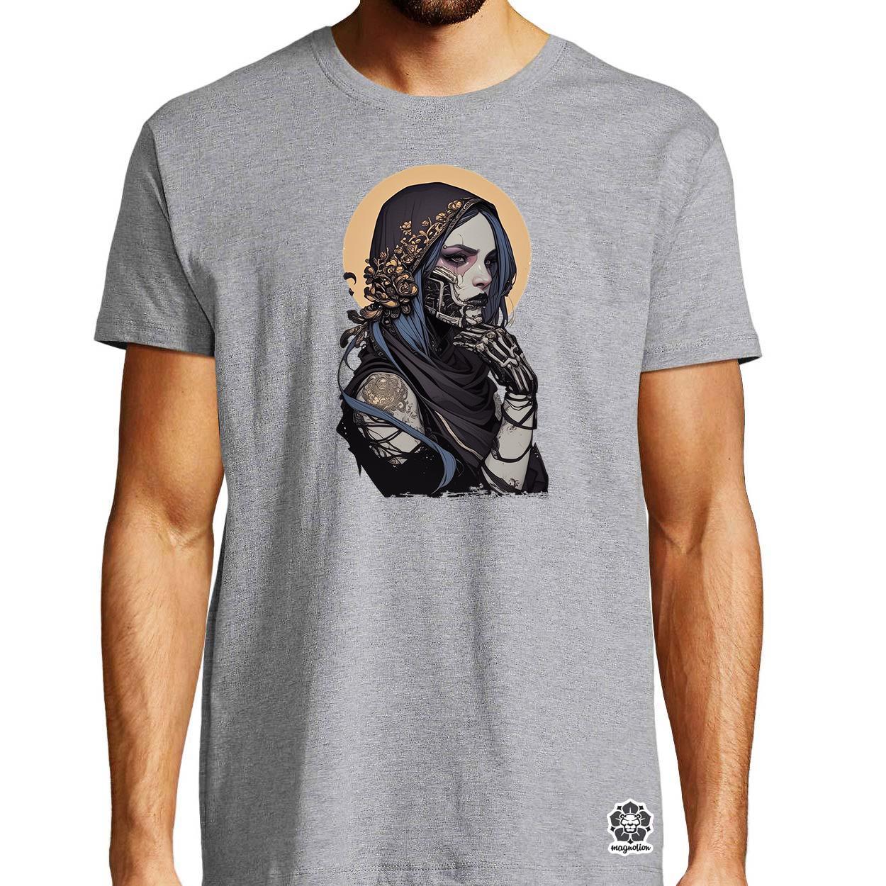 Dark cyberpunk portré v9 egyedi póló 
