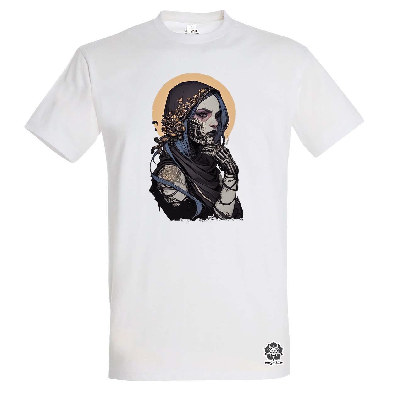 Dark cyberpunk portré v9 egyedi póló 
