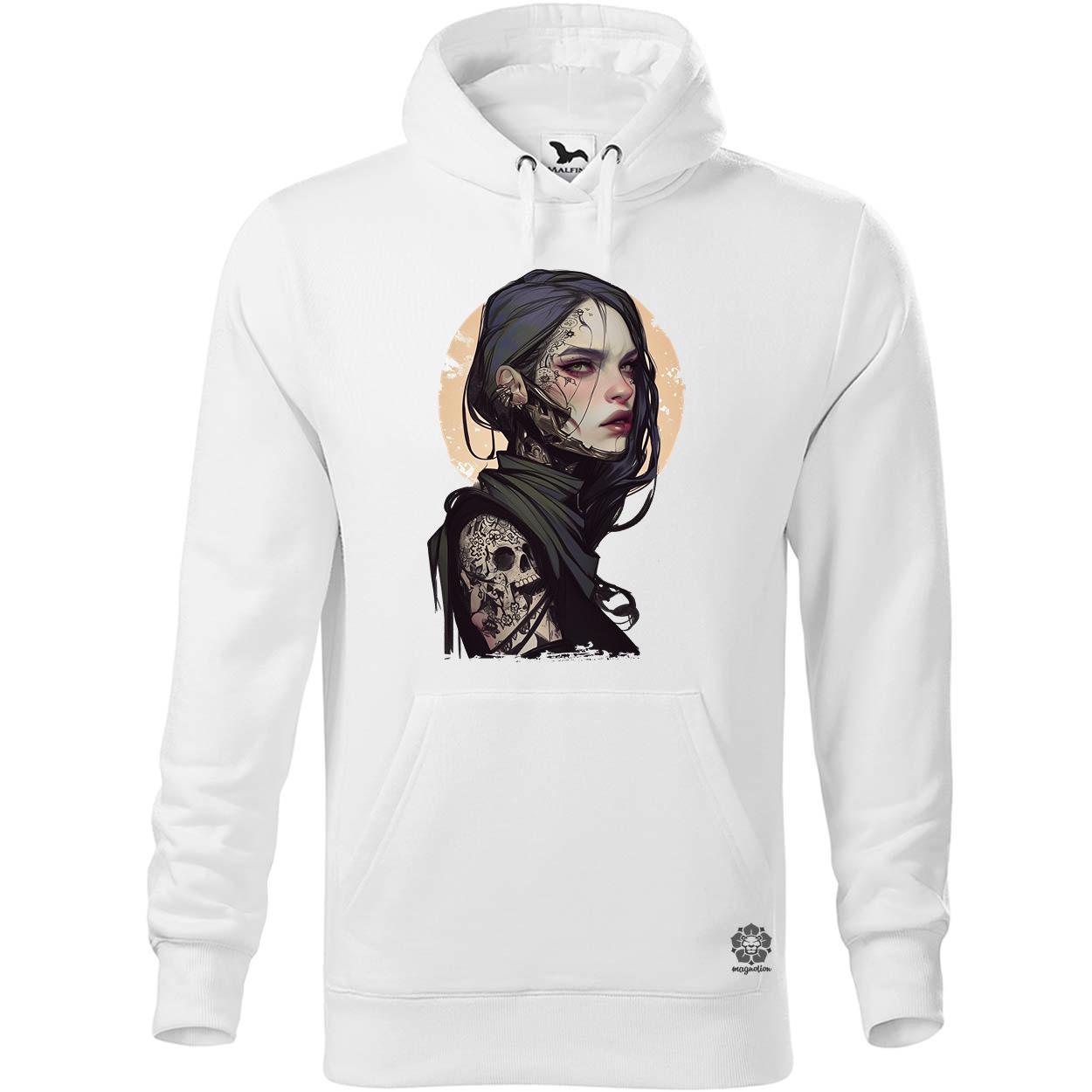 Dark cyberpunk portré v13 egyedi  pulóver 