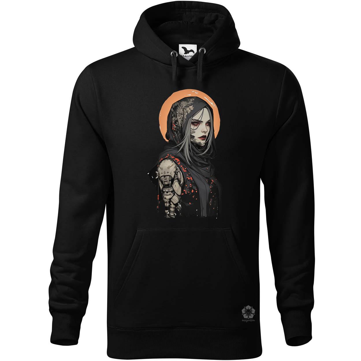Dark cyberpunk portré v15 egyedi  pulóver 