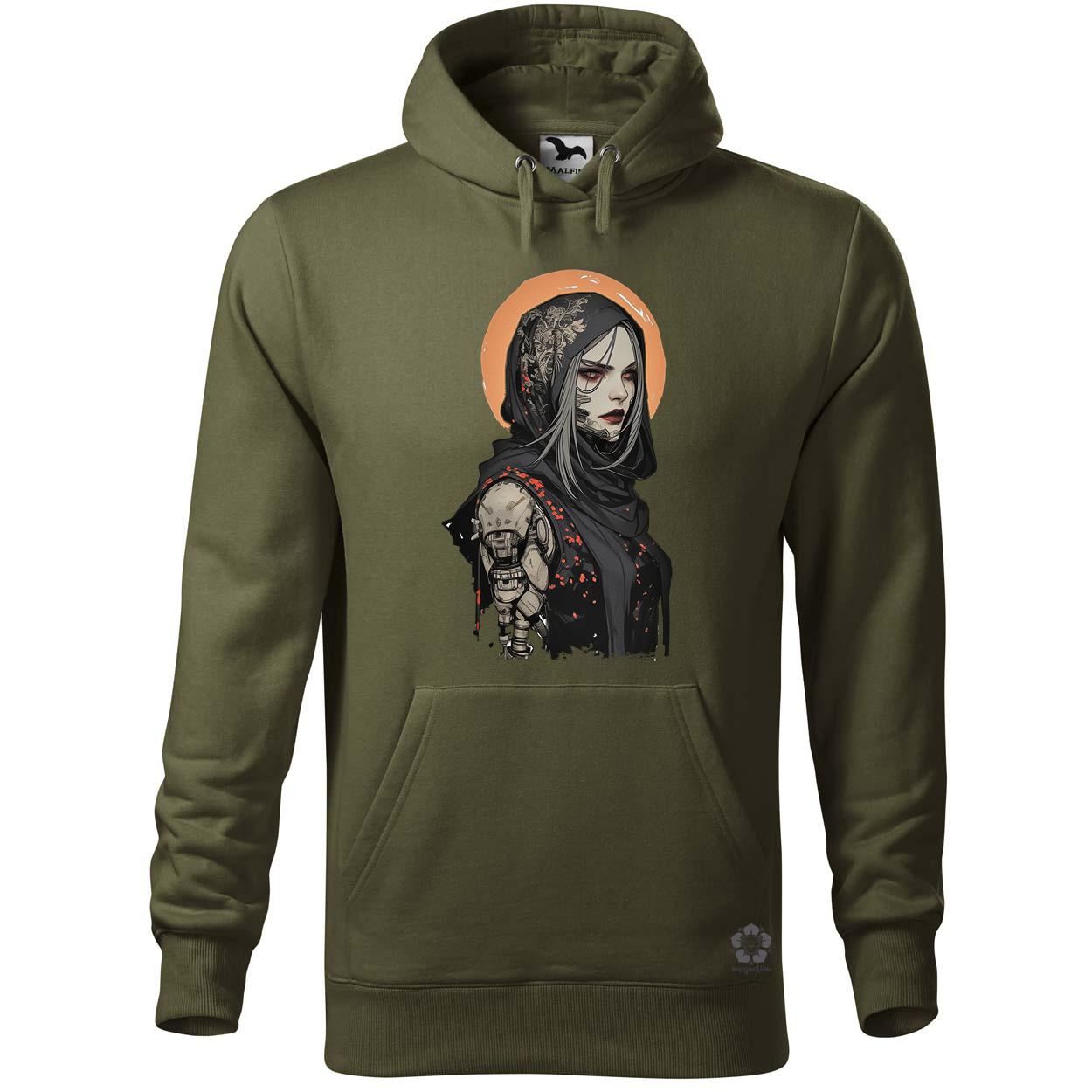 Dark cyberpunk portré v15 egyedi  pulóver 