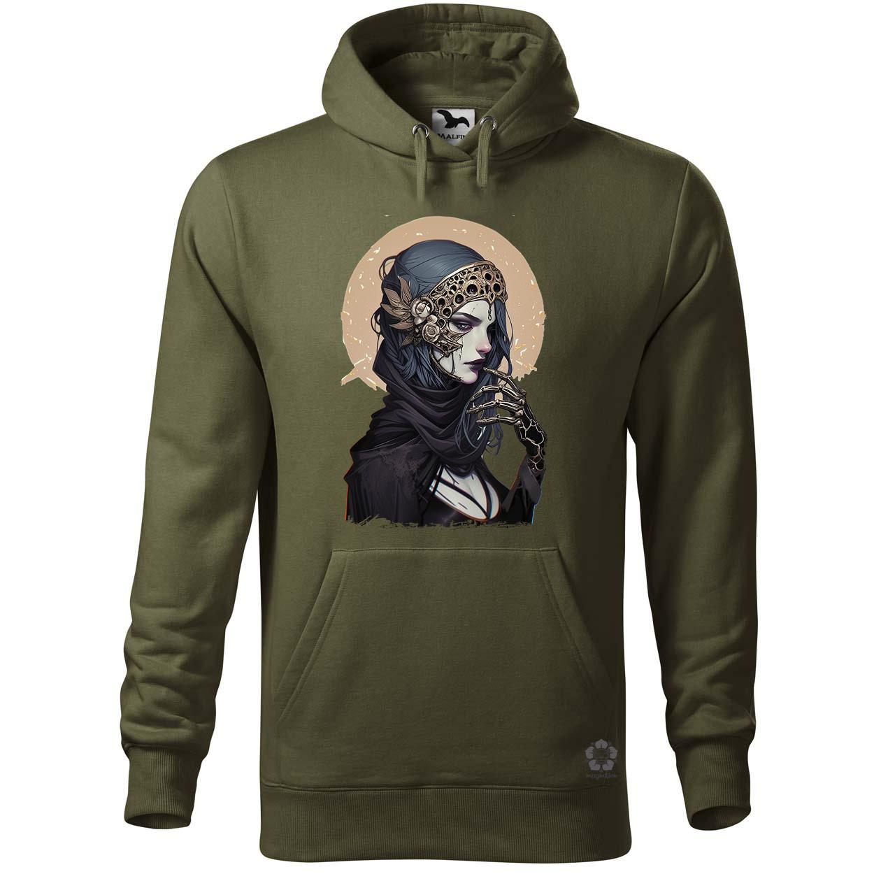 Dark cyberpunk portré v2 egyedi  pulóver 