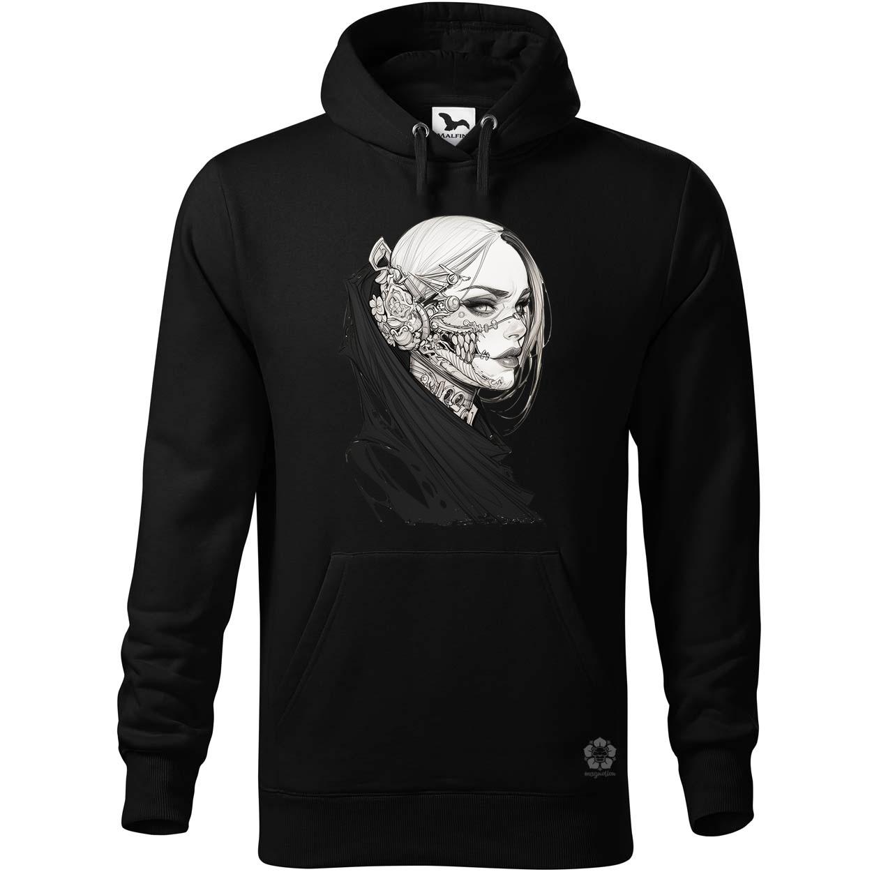 Dark cyberpunk portré v4 egyedi  pulóver 
