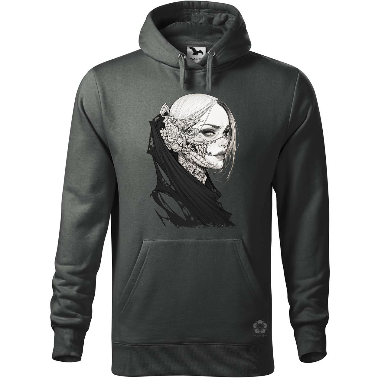 Dark cyberpunk portré v4 egyedi  pulóver 