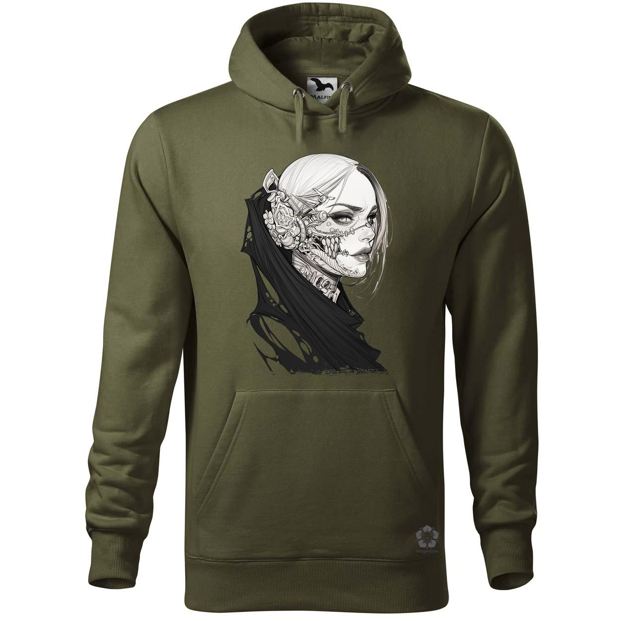 Dark cyberpunk portré v4 egyedi  pulóver 