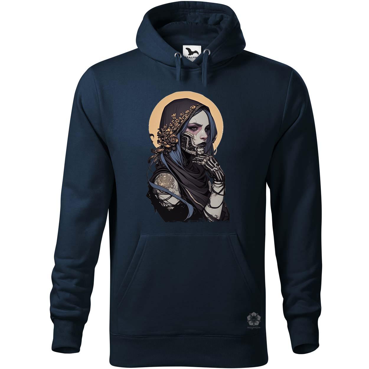 Dark cyberpunk portré v9 egyedi  pulóver 