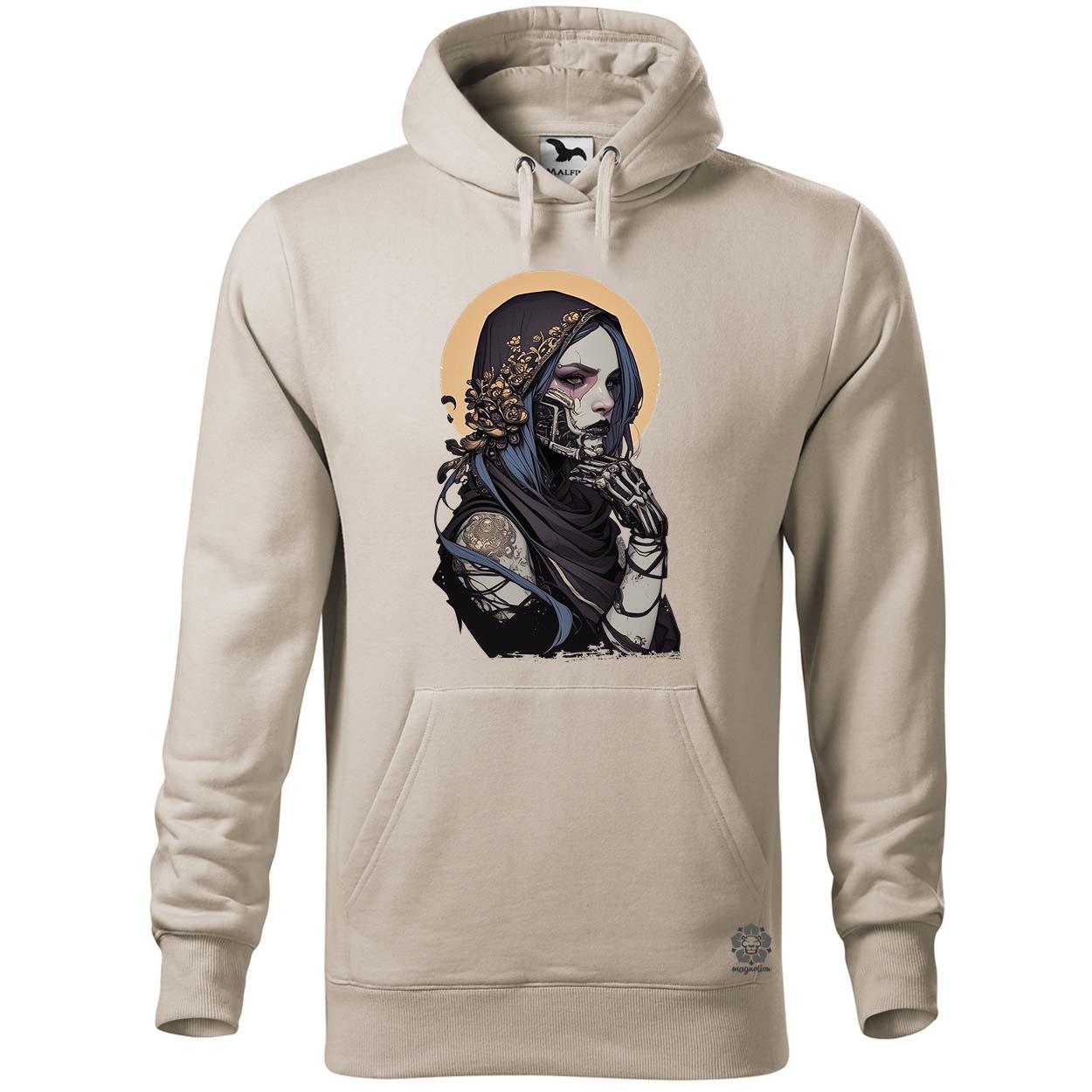 Dark cyberpunk portré v9 egyedi  pulóver 