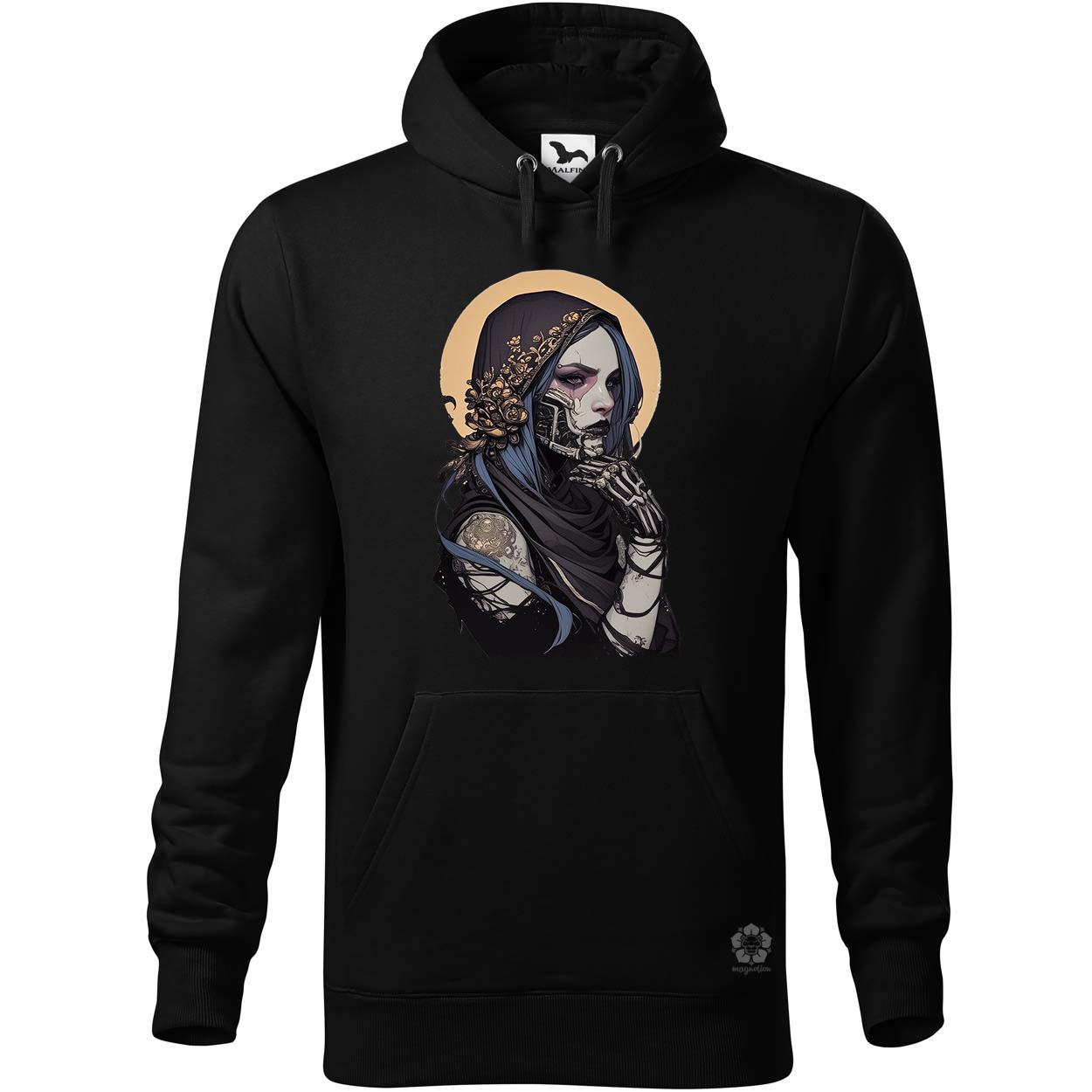 Dark cyberpunk portré v9 egyedi  pulóver 