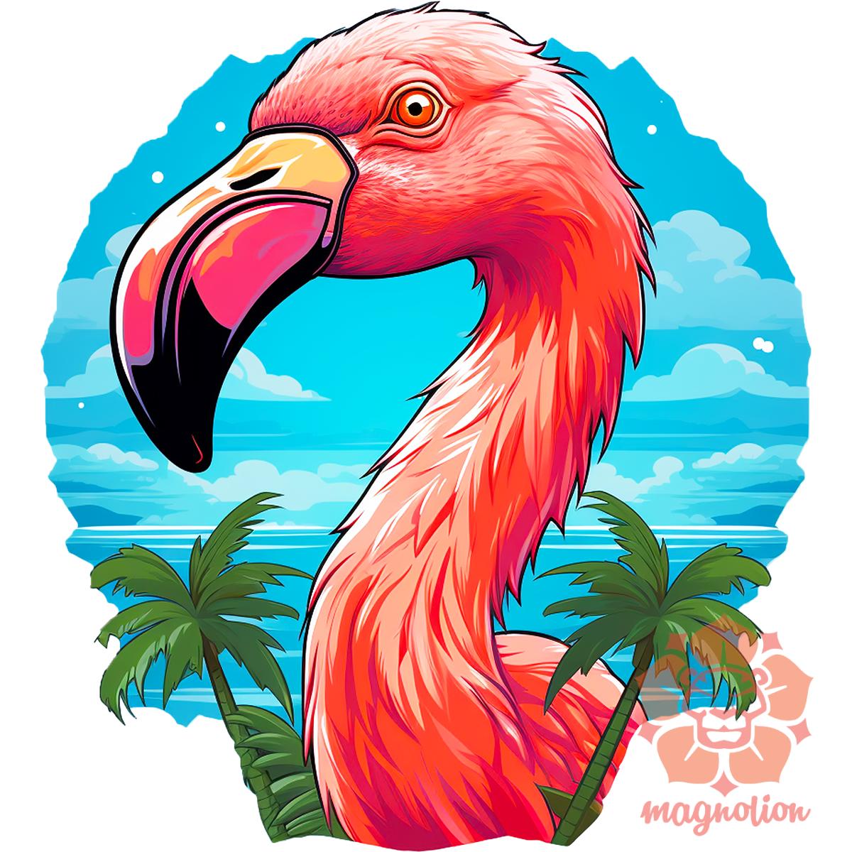 Flamingó nyaral v1 egyedi  pulóver 