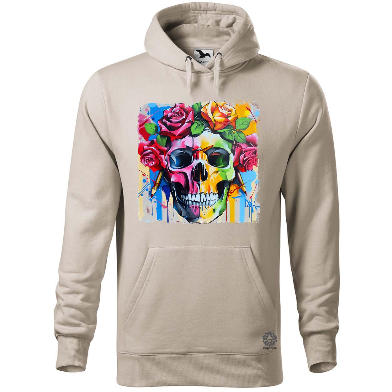Graffiti koponya v1 egyedi  pulóver 