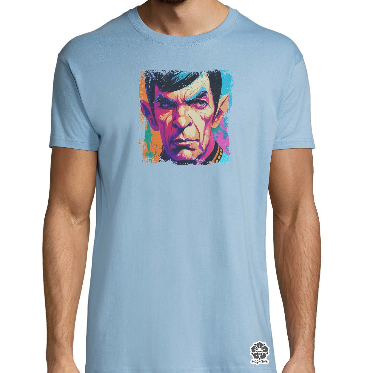 Színes Mr. Spock egyedi póló 