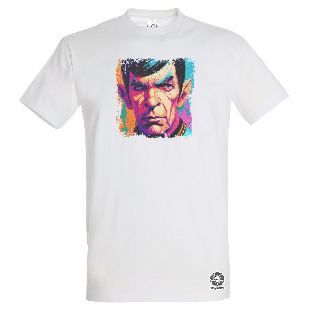 Színes Mr. Spock egyedi póló 