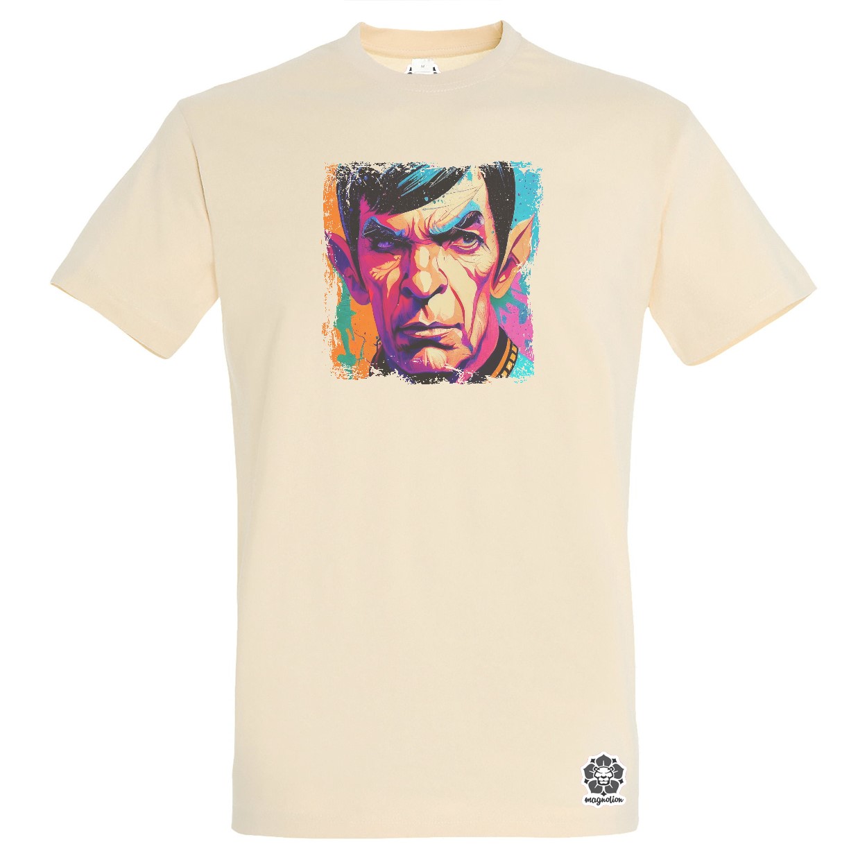 Színes Mr. Spock egyedi póló 