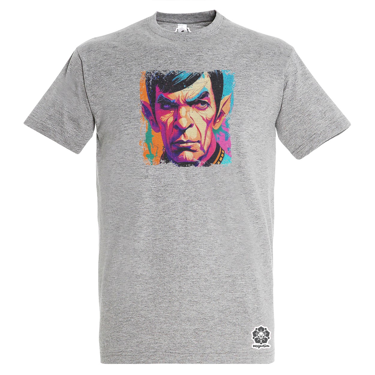 Színes Mr. Spock egyedi póló 