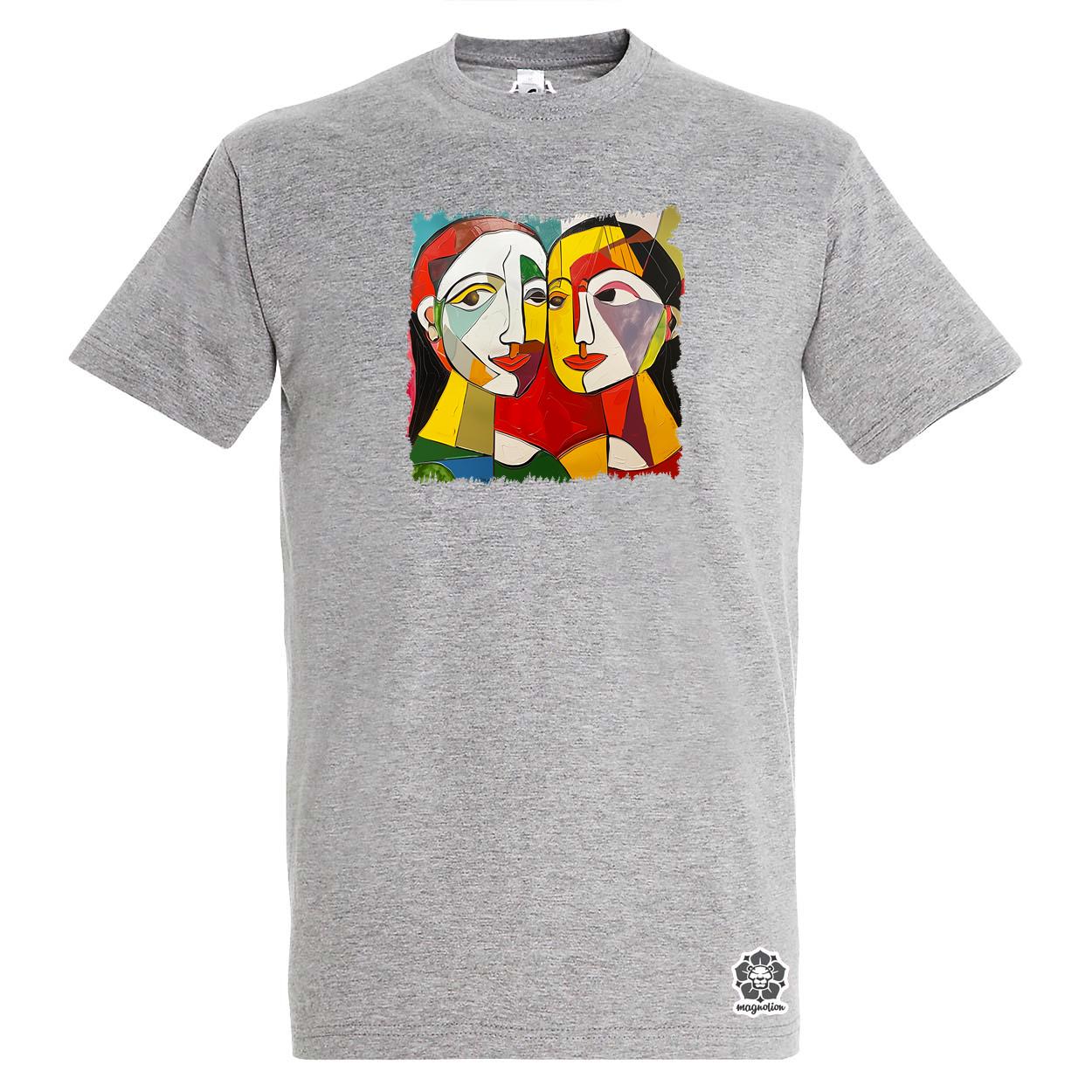 Kubista festmény v3 egyedi póló 