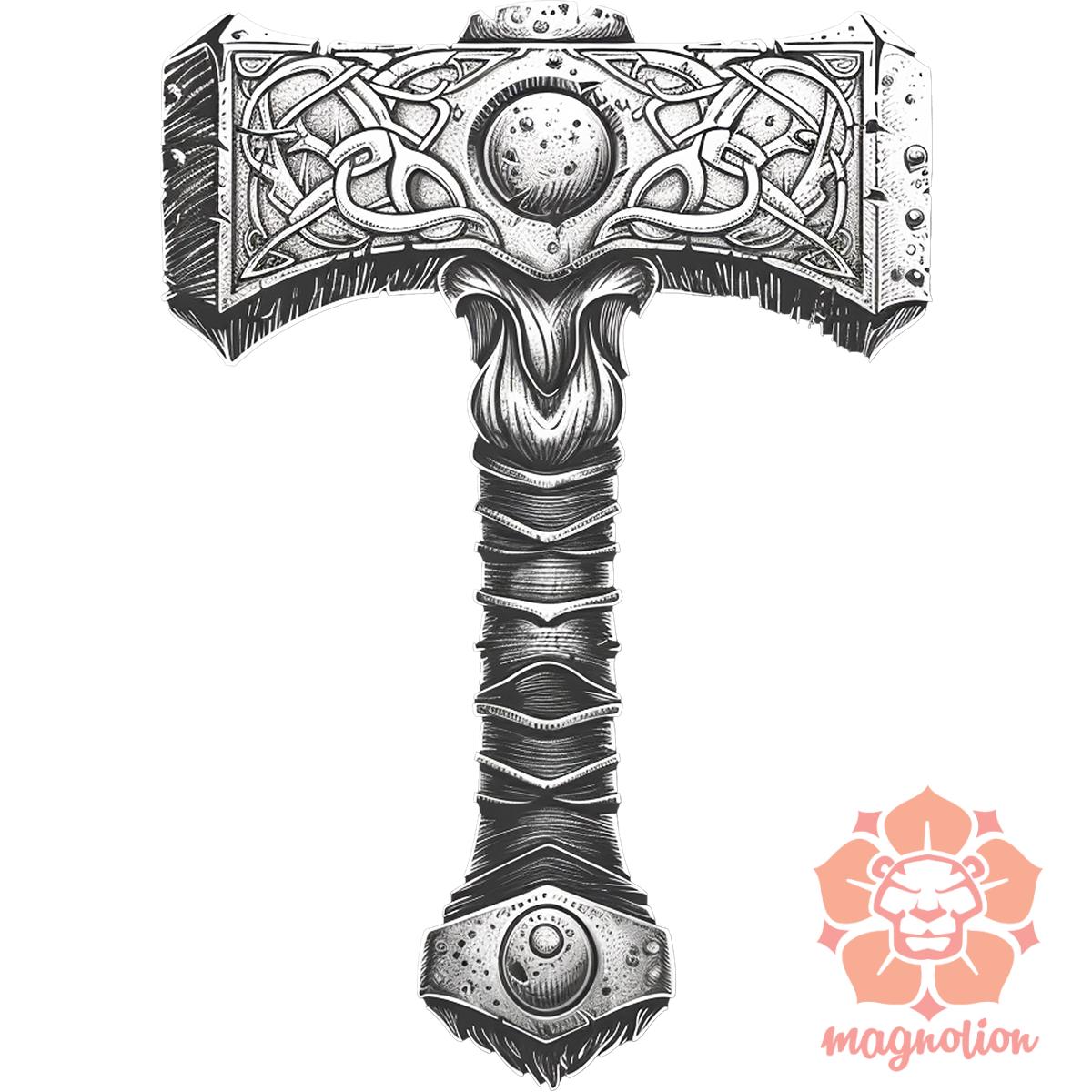 Mjölnir v27 egyedi póló 