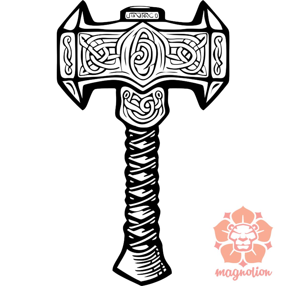 Mjölnir v30 egyedi póló 