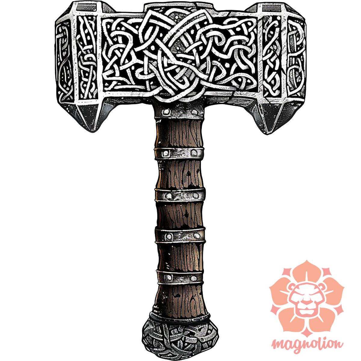 Mjölnir v40 egyedi póló 