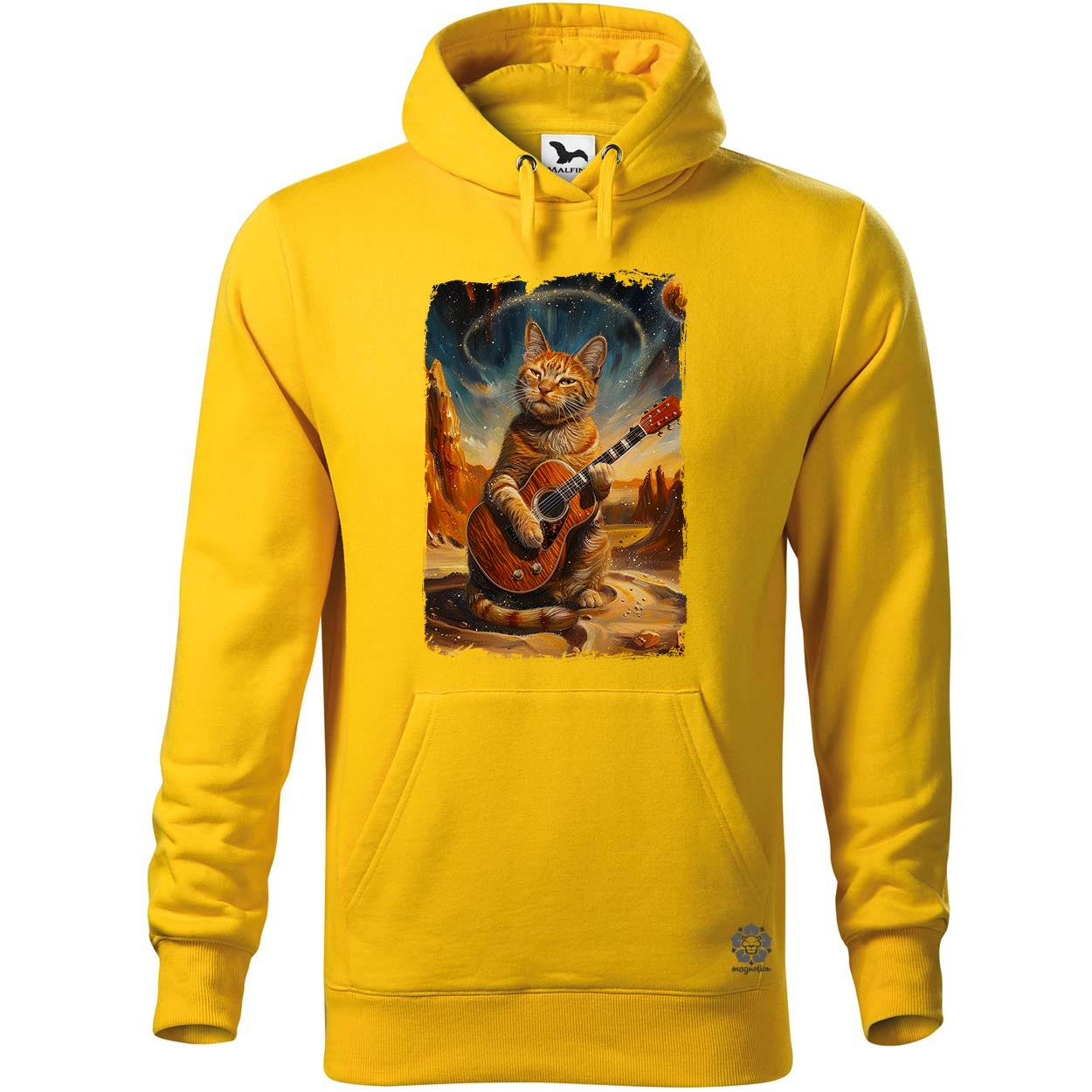 Cica gitározik v5 egyedi  pulóver 