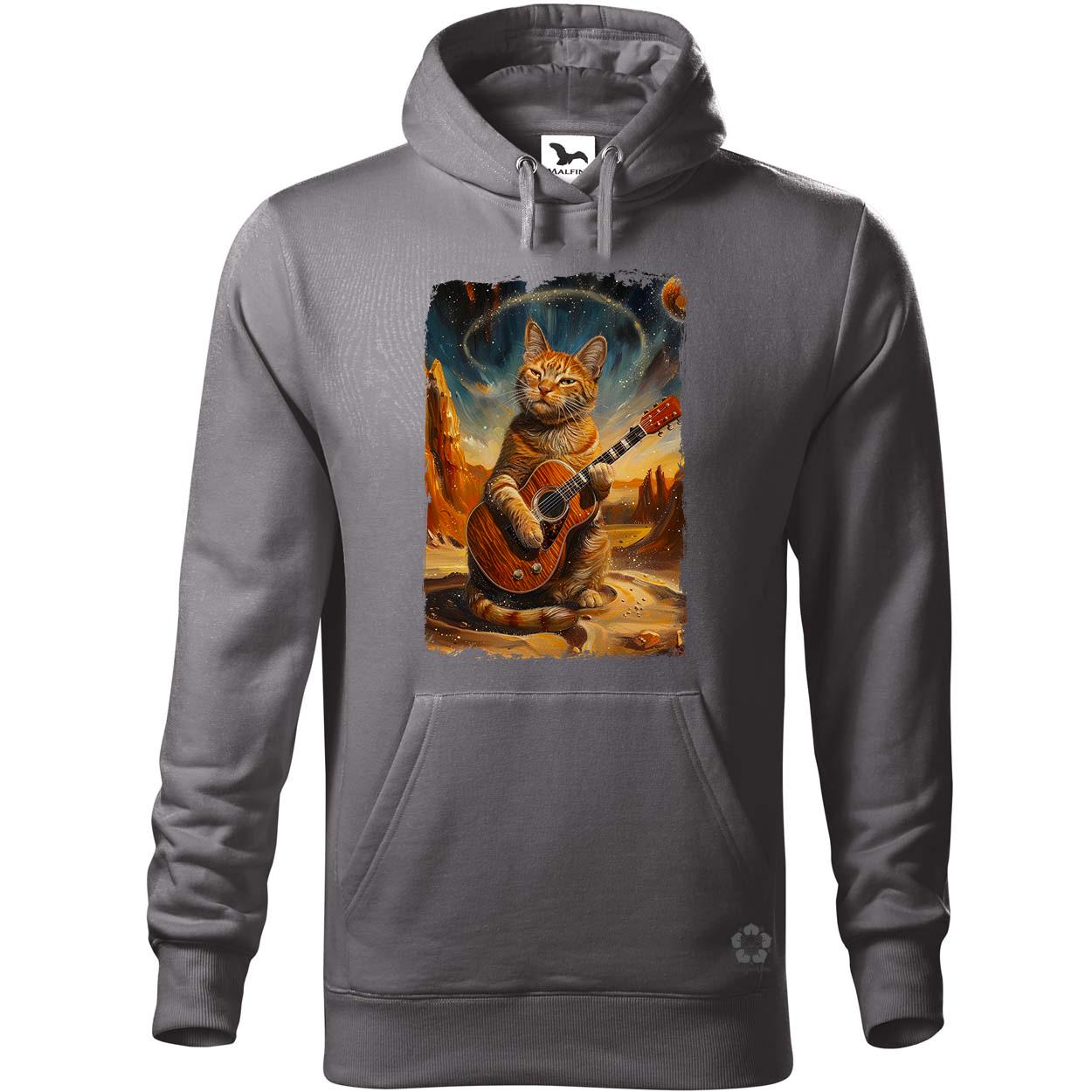 Cica gitározik v5 egyedi  pulóver 