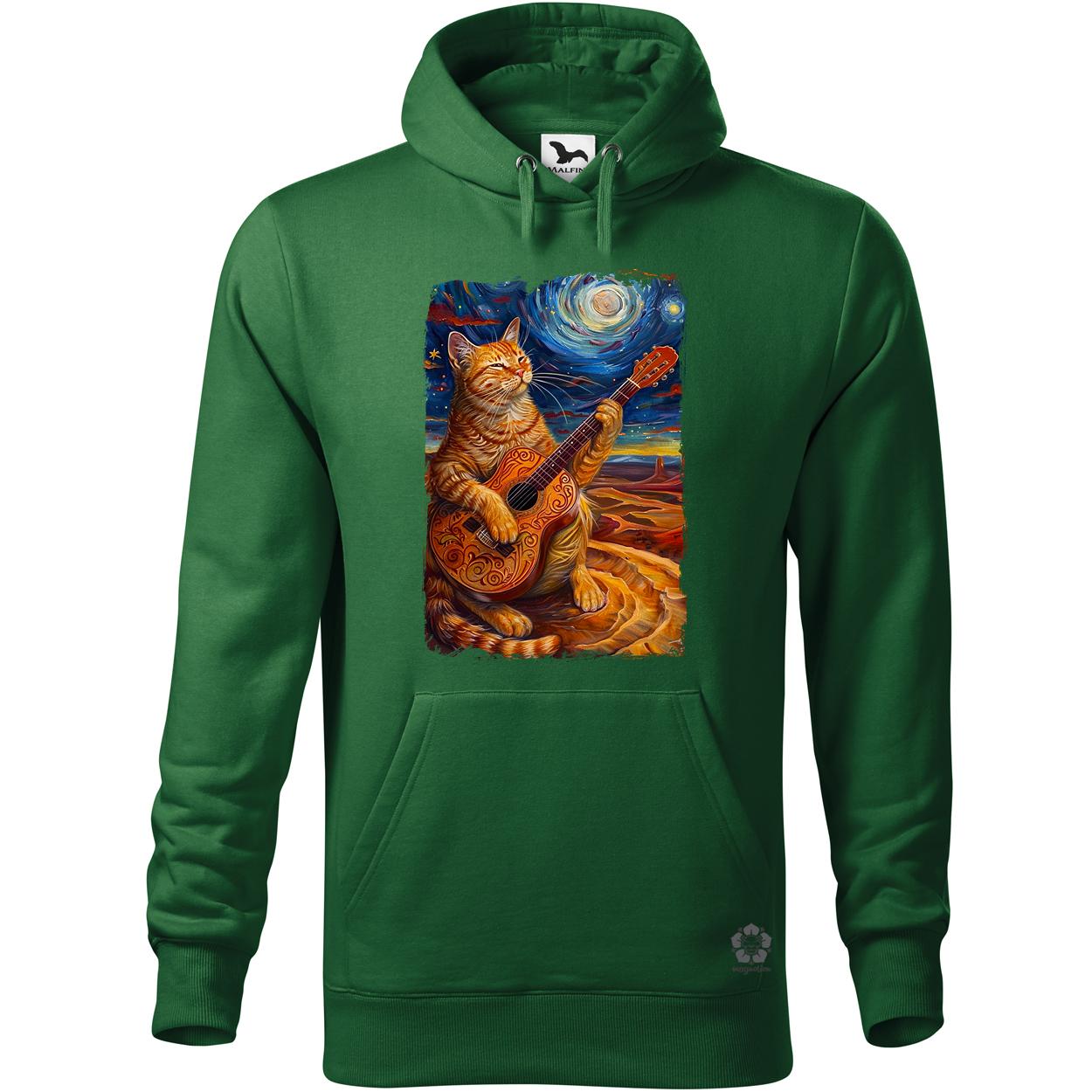 Cica gitározik v7 egyedi  pulóver 