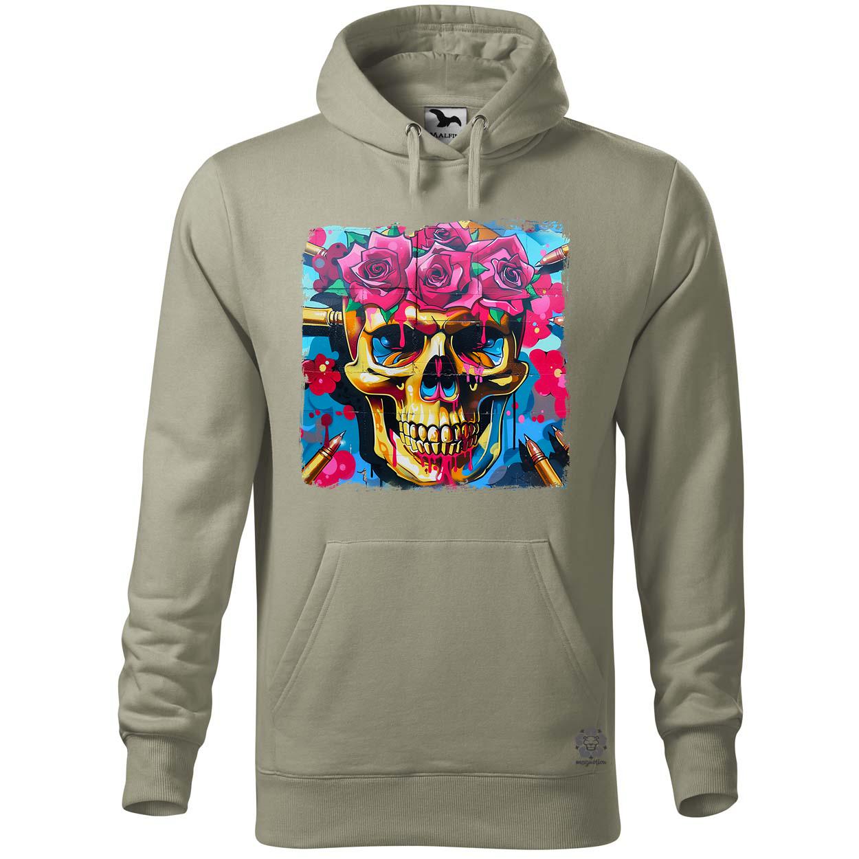 Graffiti koponya v10 egyedi  pulóver 